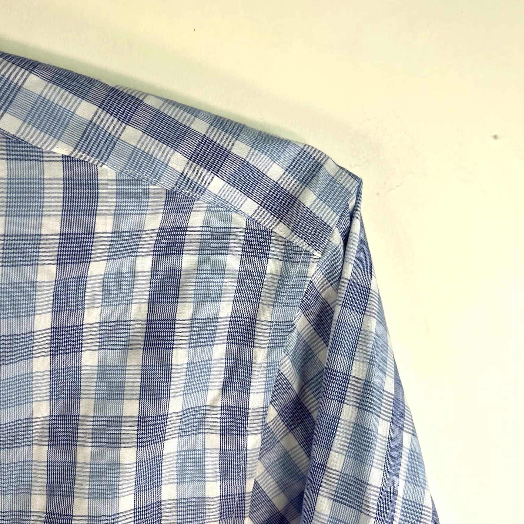 Bonobos Bonobos Button-Up Shirt Mens Plaid Blue Cotton Wrinkle Free 4XL Regular Size US XXL / EU 58 / 5 - 2 Thumbnail