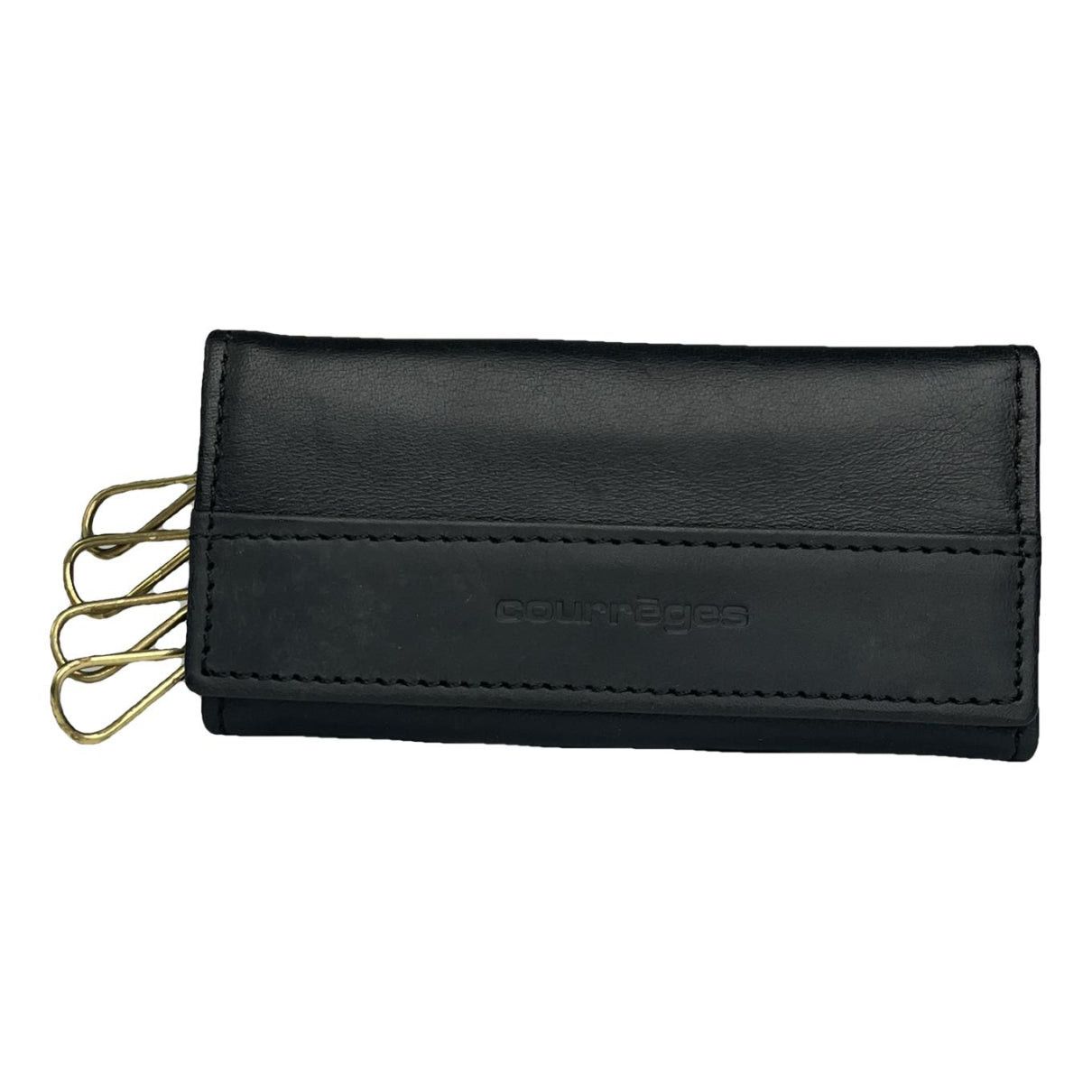 Courreges Courrèges Black Leather Purse Size ONE SIZE - 1 Thumbnail