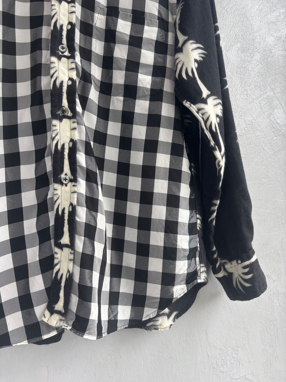 Comme des Garcons × Comme des Garcons SHIRT Comme Des Garcons SHIRT Palm Tree Print Hybrid Shirt Size US S / EU 44-46 / 1 - 5 Thumbnail