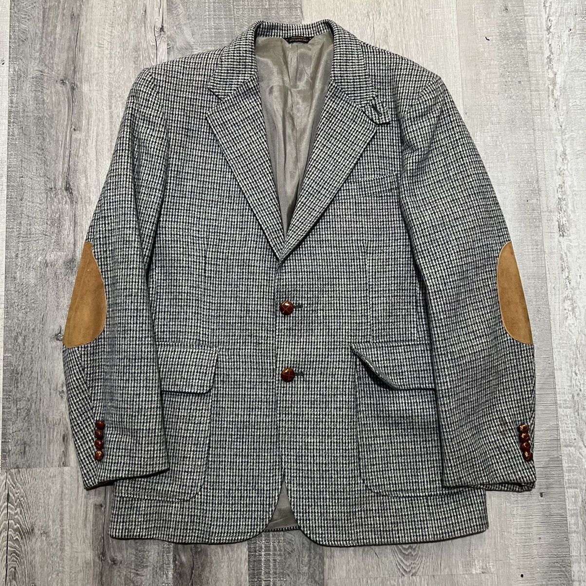Levi's × Vintage Levis Panatela Preferred VTG Blue Tweed Blazer Sport Coat Size 40R - 1 Thumbnail