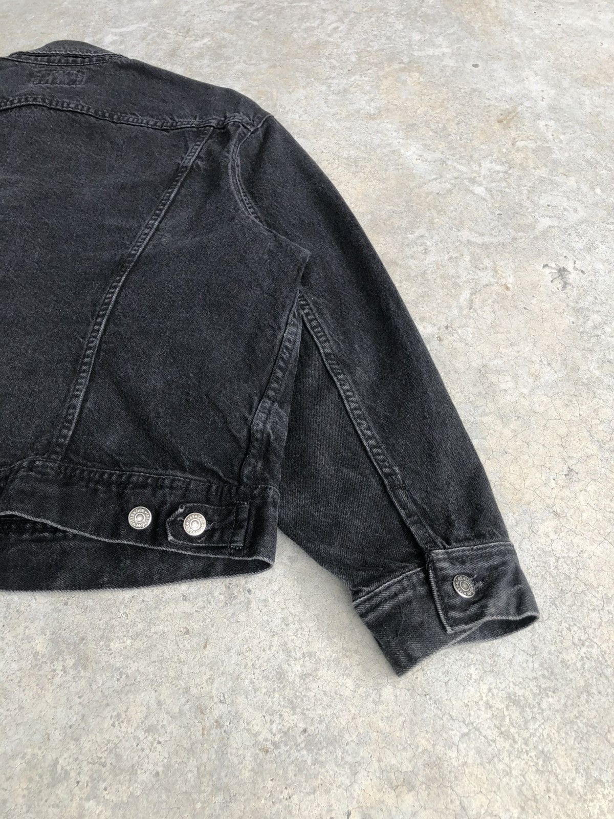 If Six Was Nine Vintage 90s Lee Denim Jacket Distressed Jeans Baggy Size US XL / EU 56 / 4 - 18 Thumbnail
