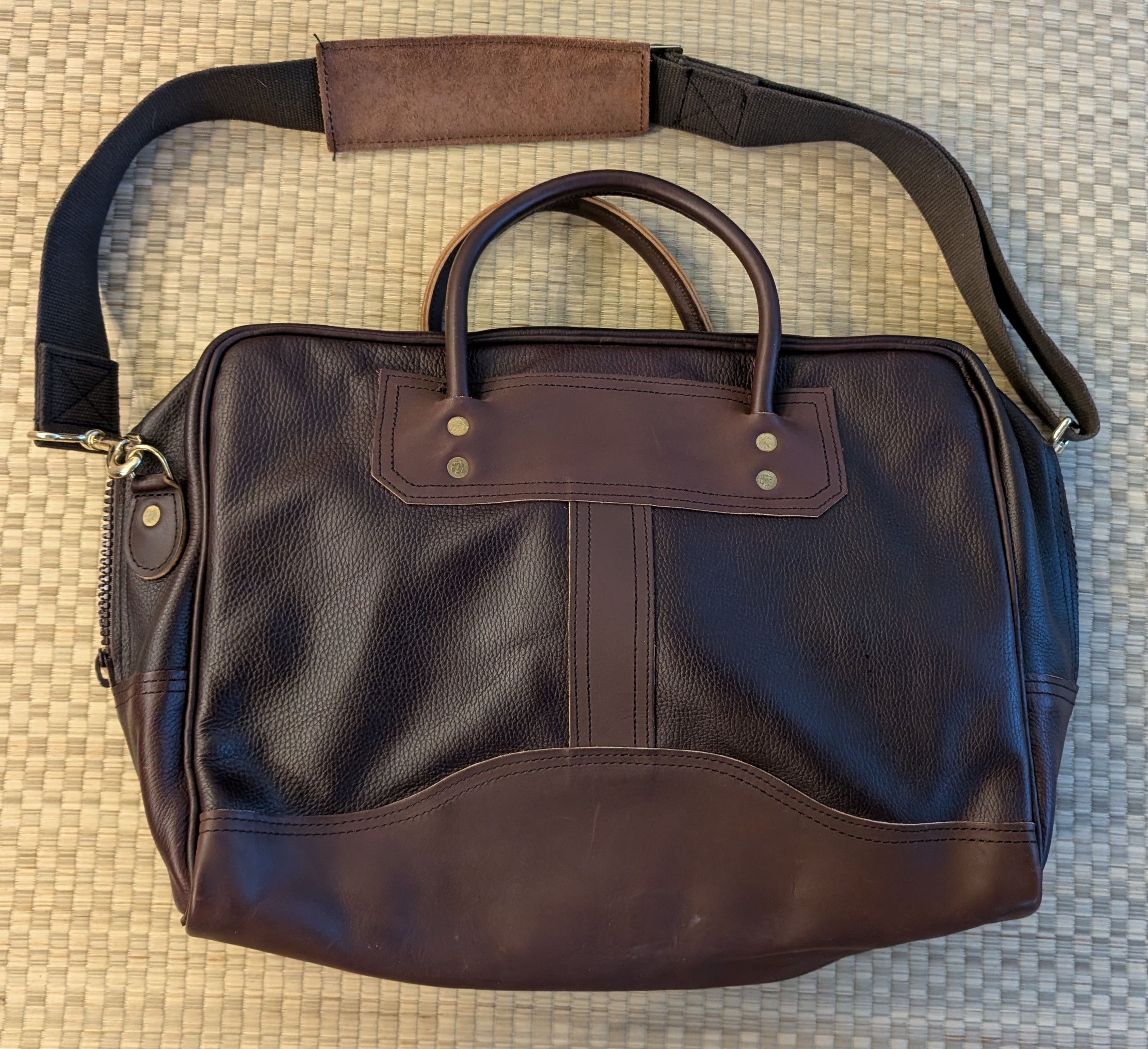 Duluth Pack Duluth Pack Leather Traveler's Briefcase Leather Made in USA Size ONE SIZE - 2 Thumbnail