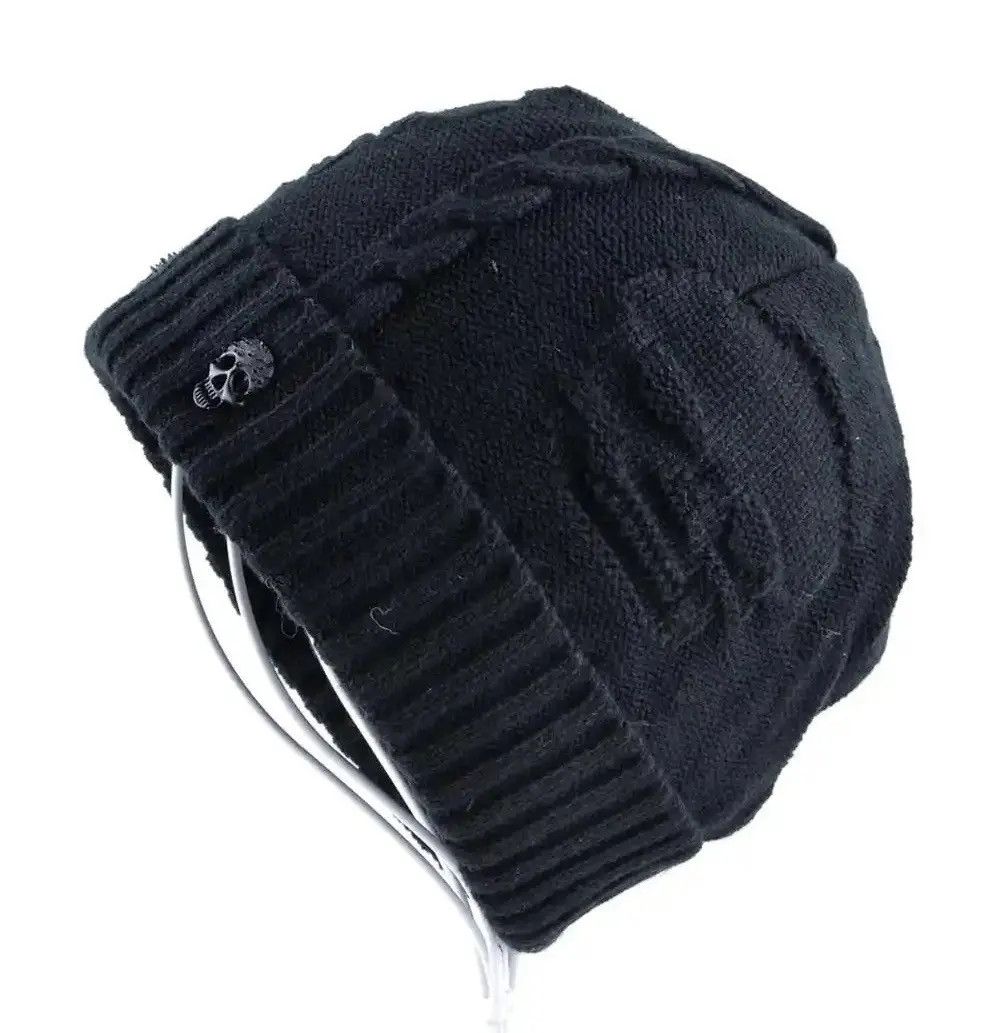 Japanese Brand Hip-hop Skull Pattern Beanie Size ONE SIZE - 1 Thumbnail