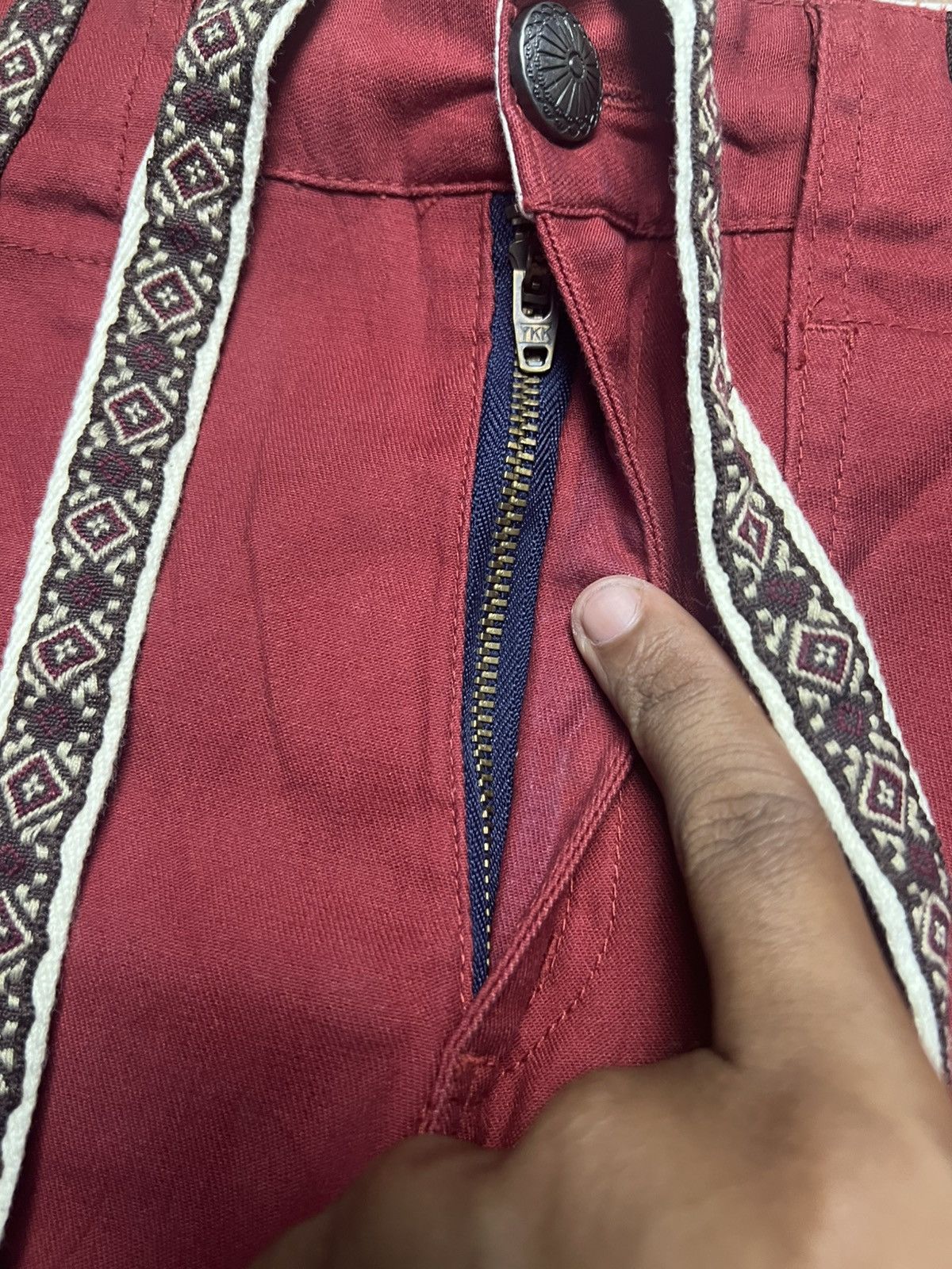 If Six Was Nine Anti-Label Jean L | Boho Cropped Pants (41) Size US 33 - 8 Thumbnail