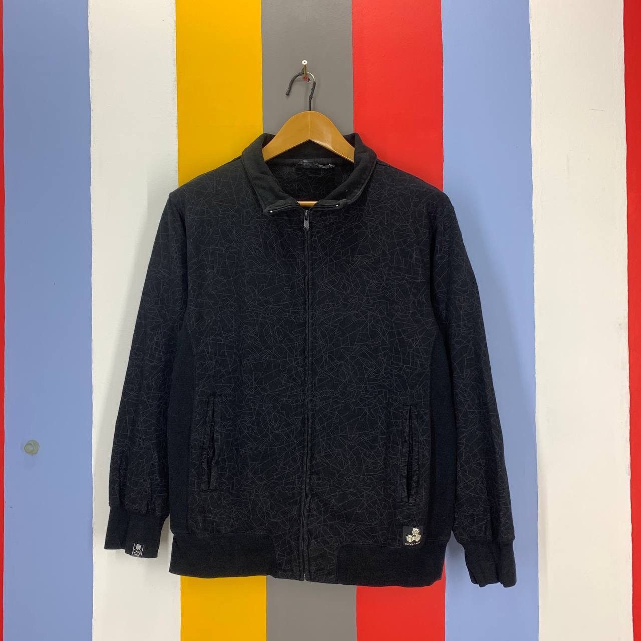 Japanese Brand DEVIL DICE 4416 Zipper Sweatshirt #2166/19 Size US M / EU 48-50 / 2 - 1 Thumbnail
