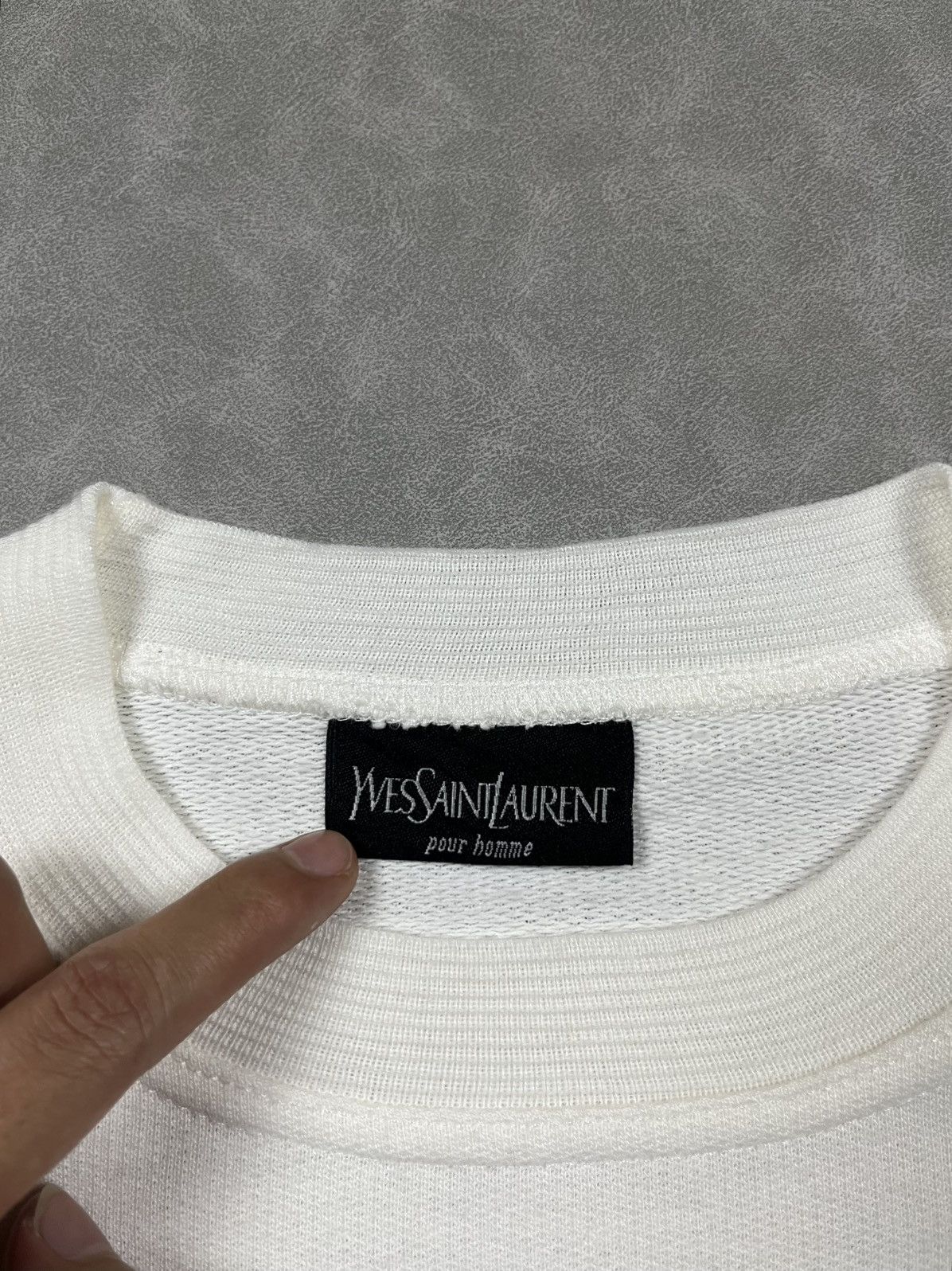Yves Saint Laurent 90s YSL embroidery sweatshirt Size US M / EU 48-50 / 2 - 5 Thumbnail
