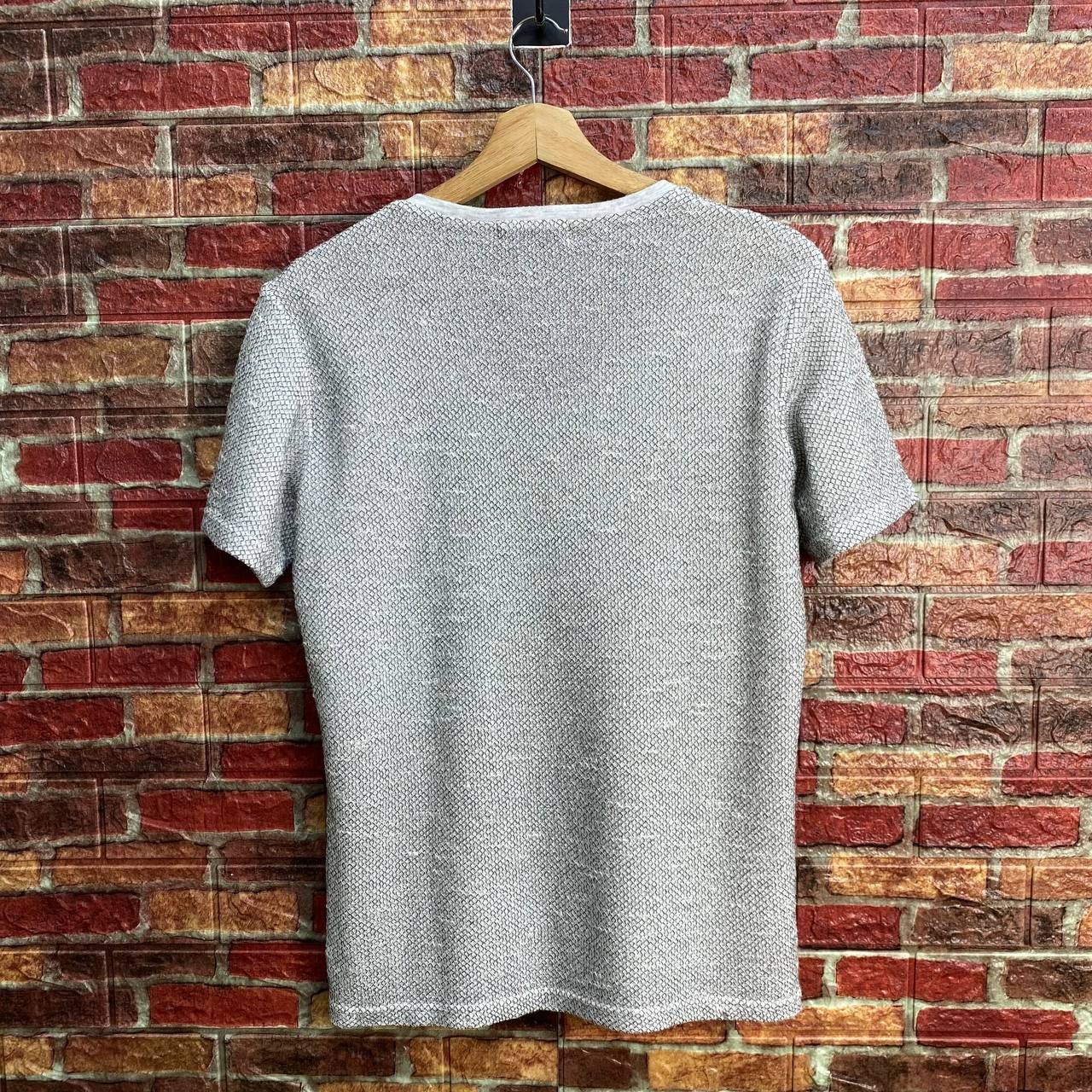Tornado Mart Vintage Tornado Mart Grey V-Neck Minimalist Cyber-Punk Japan Size US L / EU 52-54 / 3 - 7 Thumbnail