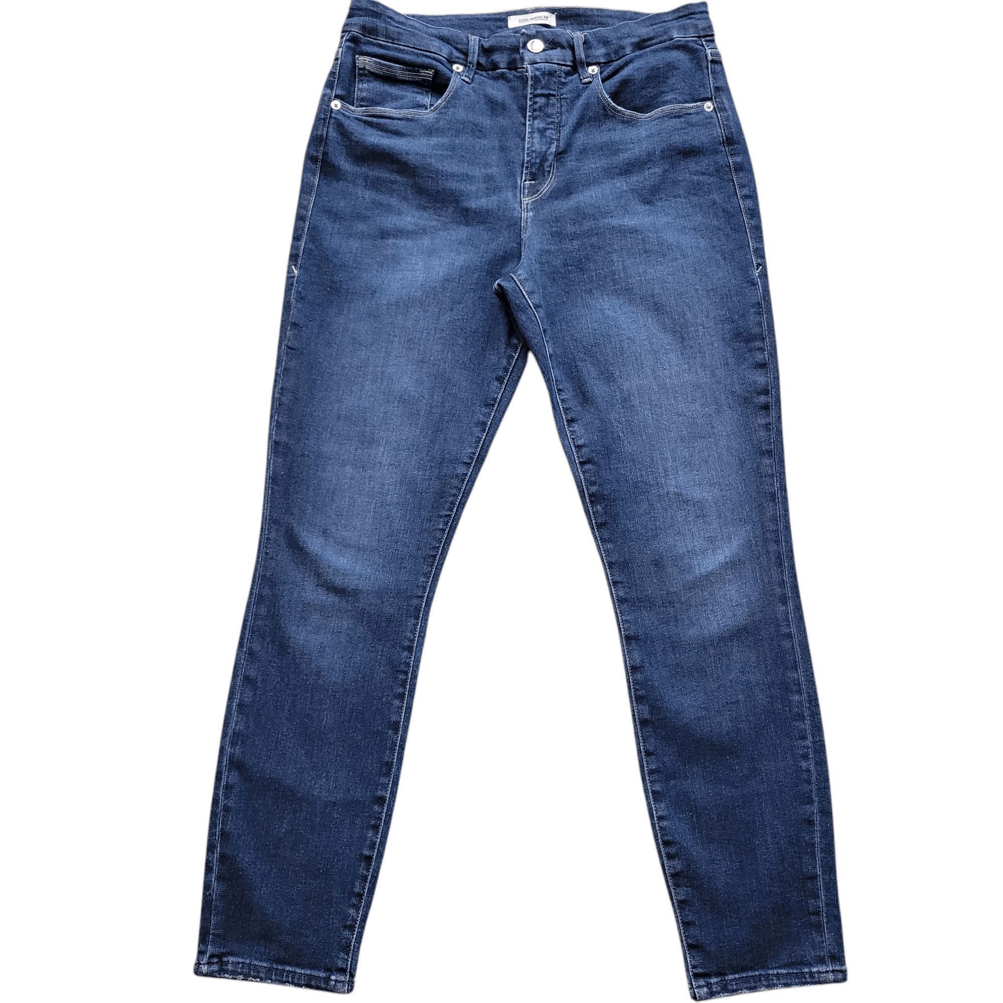 Good American Good American Good Legs Crop Jeans Size 14/32 Inseam 28" Size 36" / US 14 / IT 50 - 1 Thumbnail