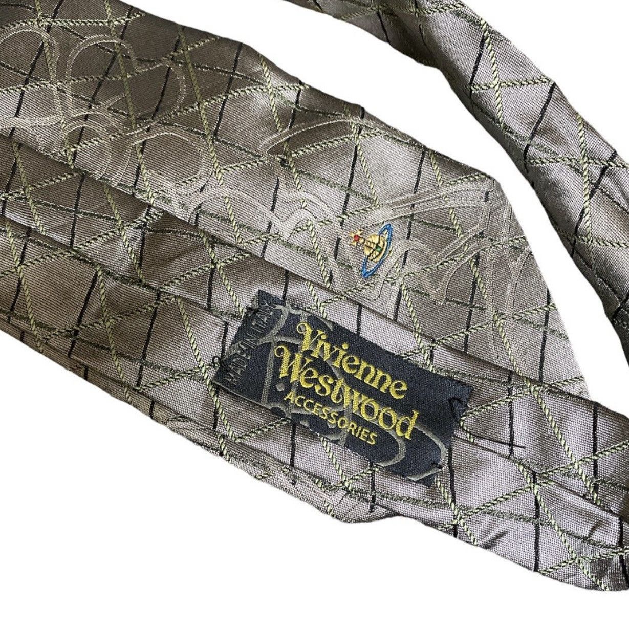 Designer Vivienne Westwood Floral Silk Necktie Size ONE SIZE - 3 Thumbnail