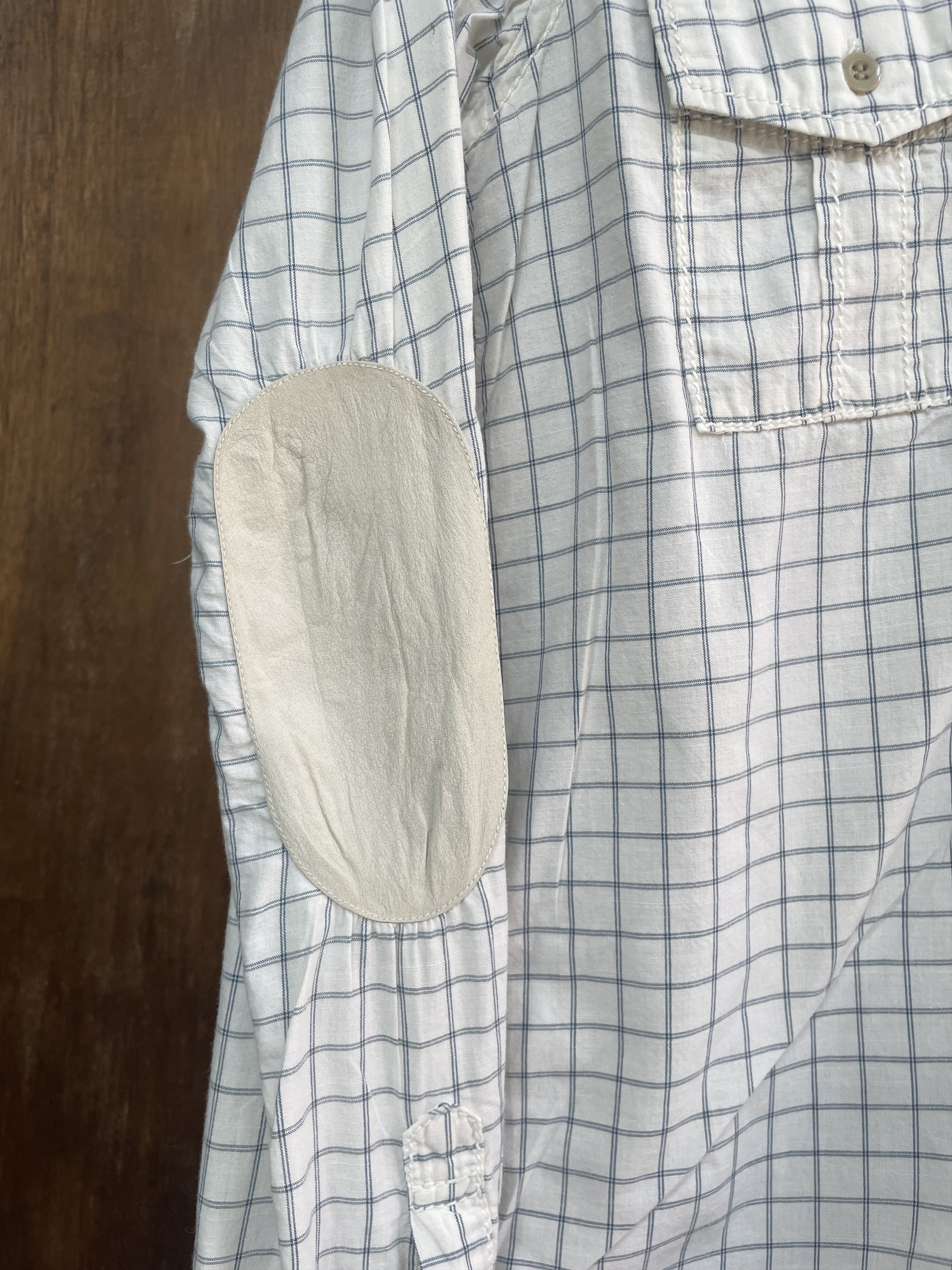 Maison MIHARA YASUHIRO MIHARAYASUHIRO Two Pocket Wool Elbow Patch Shirt Size US S / EU 44-46 / 1 - 5 Thumbnail