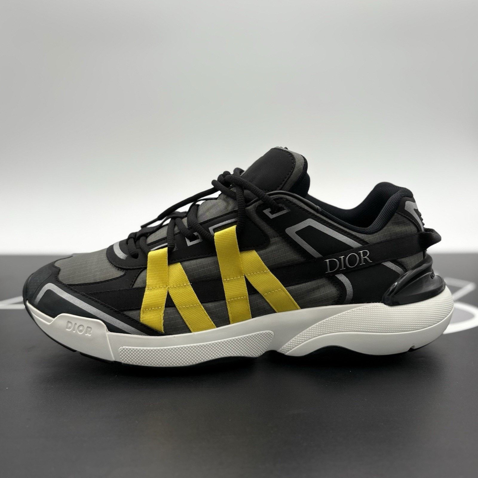 Dior Dior B24 Runtek ' Black Yellow ' | EXCELLENT CONDITION! Size US 10 / EU 43 - 8 Thumbnail