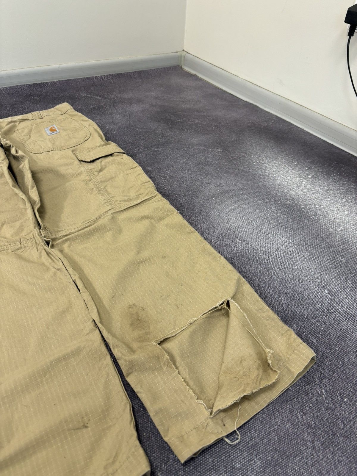 Carhartt Vintage Carhartt Relaxed Fit Utility Hype Baggy Cargo Pants Size US 38 / EU 54 - 6 Thumbnail