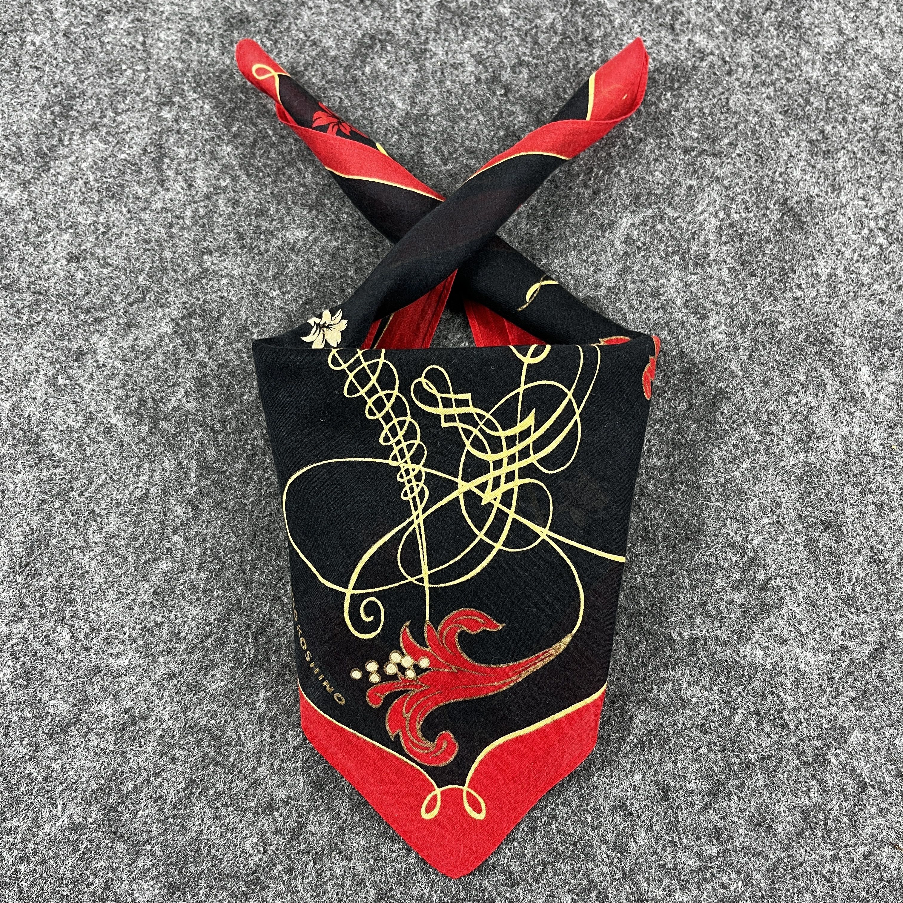 Japanese Brand × Vintage Junko Koshino Handkerchief / Bandana / Neckerchief B344 Size ONE SIZE - 4 Thumbnail