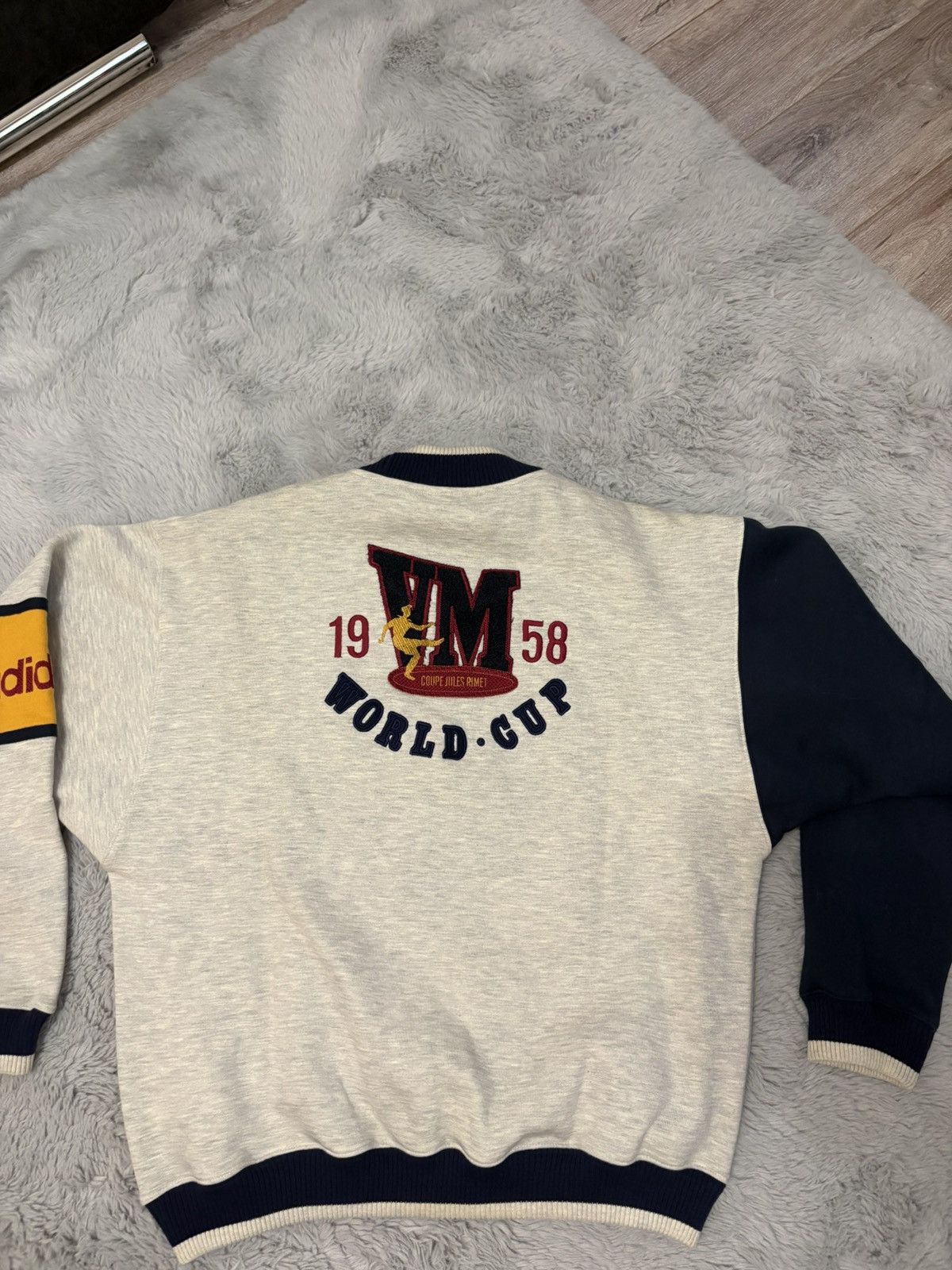 Adidas Vintage Adidas Sweater World Cup 1958 Sweden Size US S / EU 44-46 / 1 - 6 Thumbnail