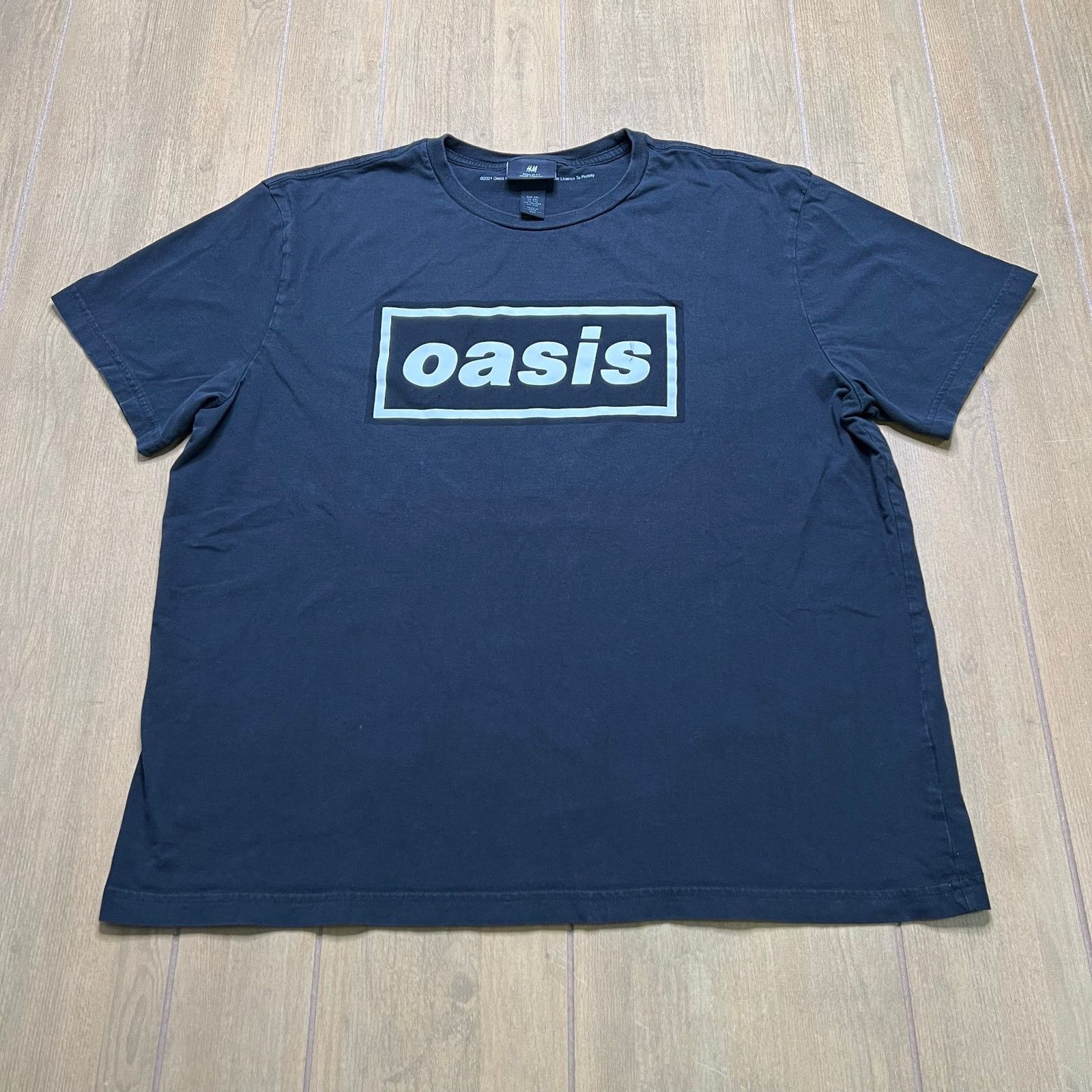 Vintage Oasis Band T Shirt Mens XXL H&M 2021 Britpop Graphic Tee Size US XXL / EU 58 / 5 - 1 Thumbnail