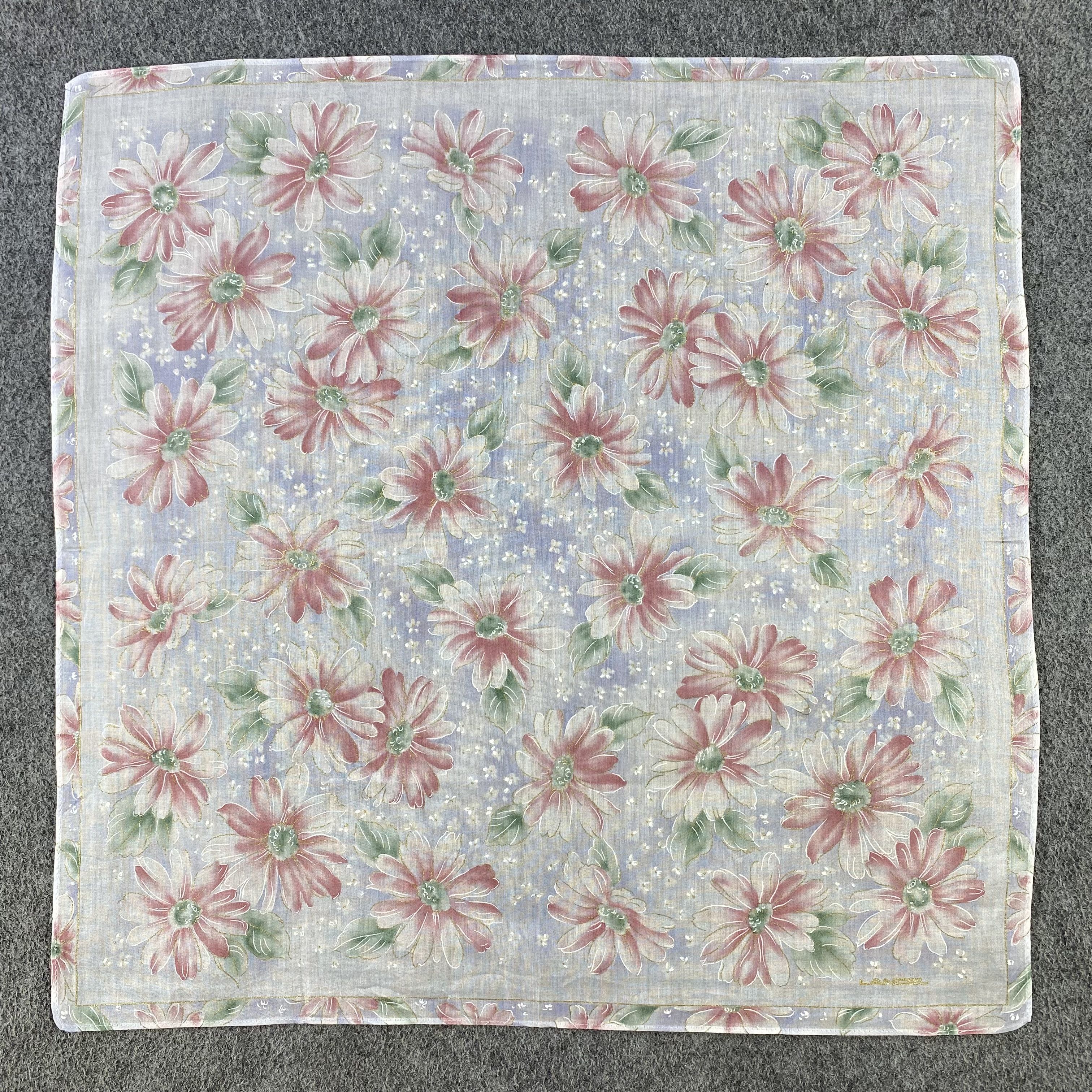 Lancel × Vintage Lancel Handkerchief/Neckerchief/Bandana HC646 Size ONE SIZE - 1 Thumbnail