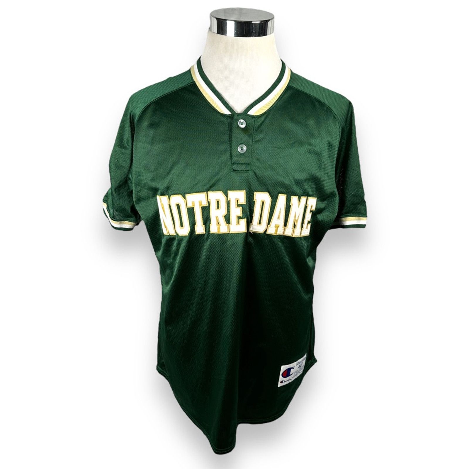 Champion Notre Dame Champion Vintage Warmup Shooting Shirt Green 42 Size US L / EU 52-54 / 3 - 1 Thumbnail