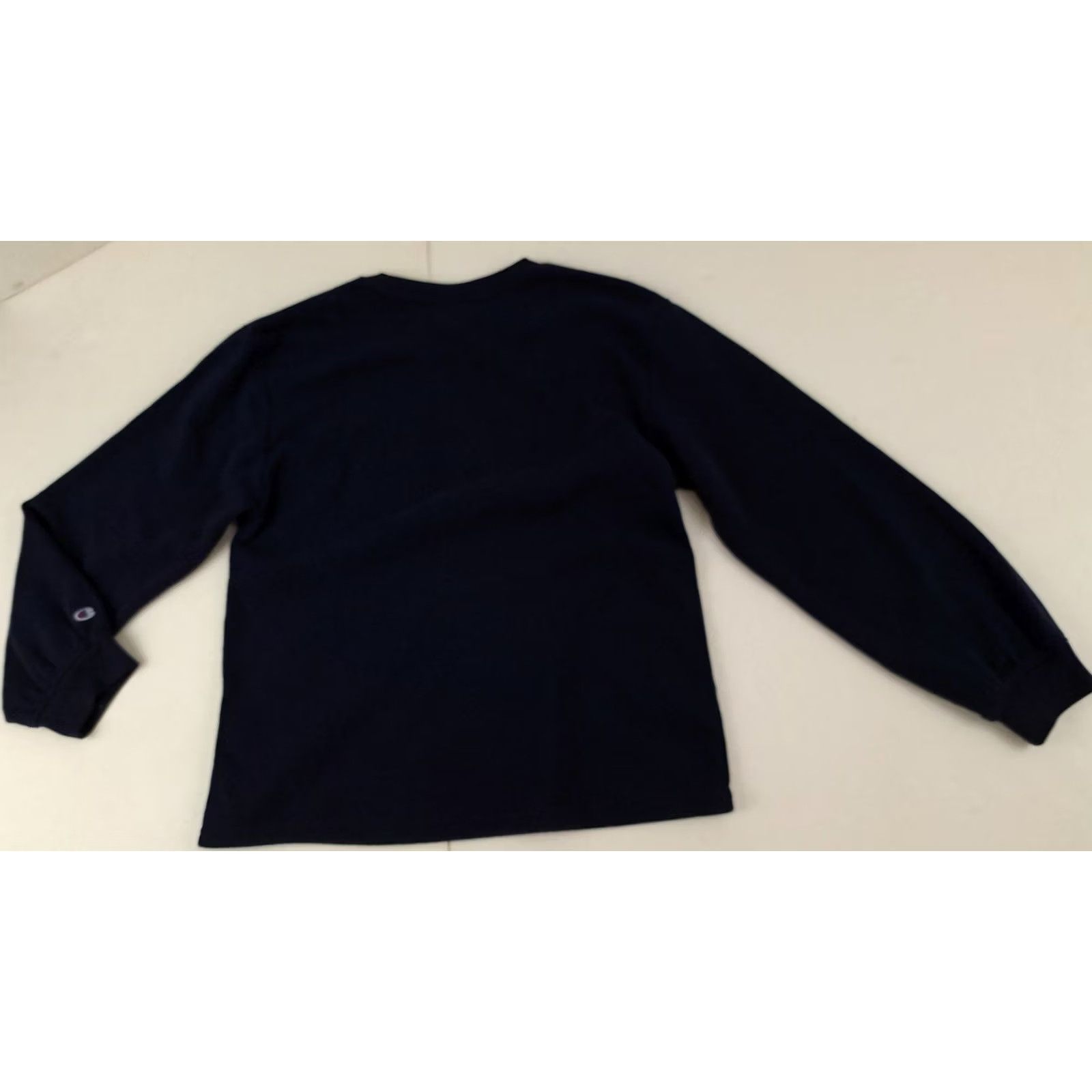 Champion VINTAGE University Michigan Embossed Champion Sweatshirt Unisex Adults Medium Blue Cotton Canvas Crew Neck Pullover Long Sleeve Winter Spring Fall Size US M / EU 48-50 / 2 - 5 Thumbnail