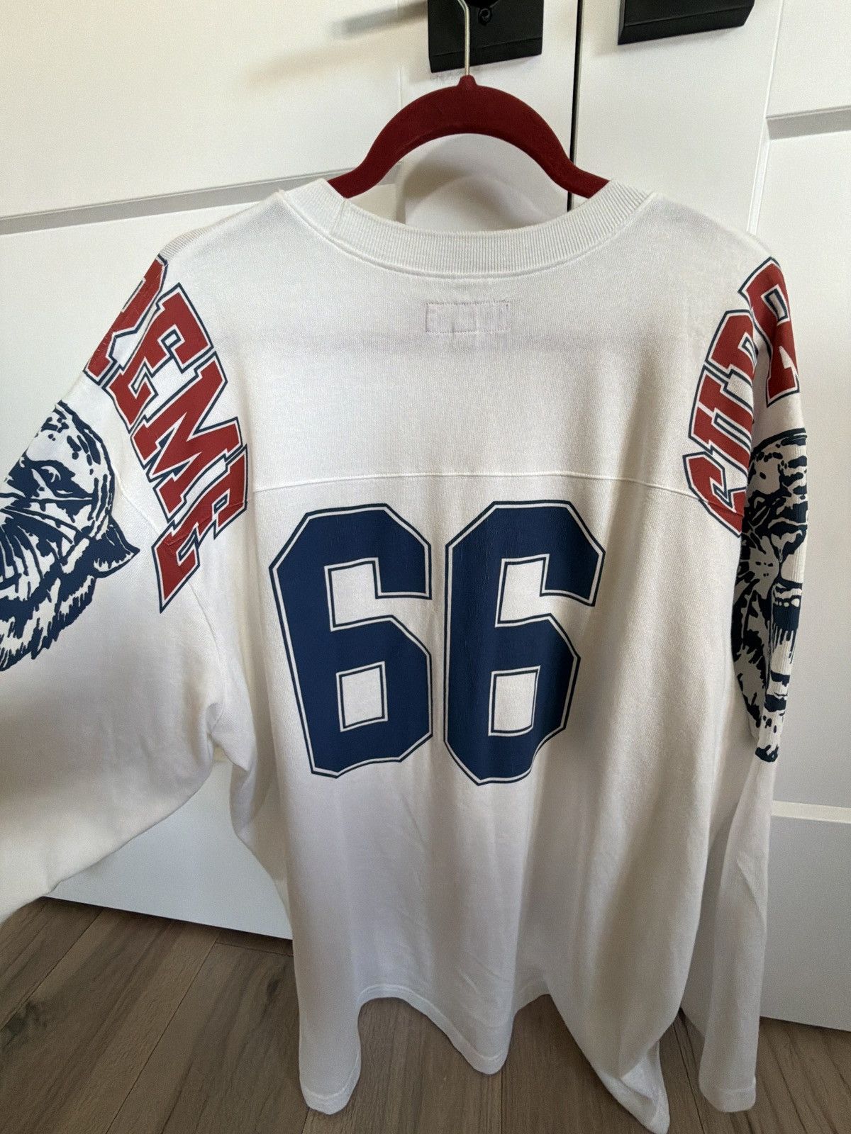 Supreme L S Football Top | Grailed