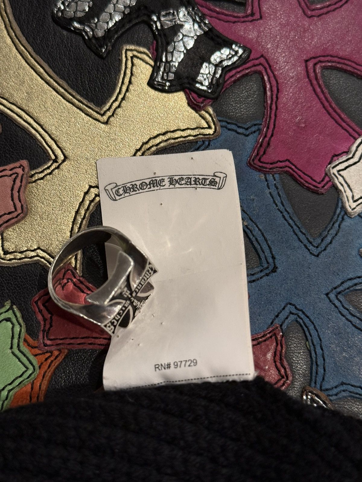 Chrome Hearts Chrome Hearts Cashmere Triple Cross Patch Beanie Size ONE SIZE - 9 Thumbnail