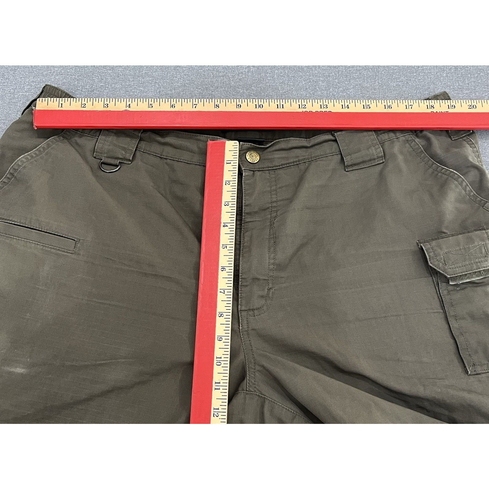 5.11 5.11 Tactical Cargo Shorts Men's 40 Olive Green Size US 36 / EU 52 - 4 Thumbnail
