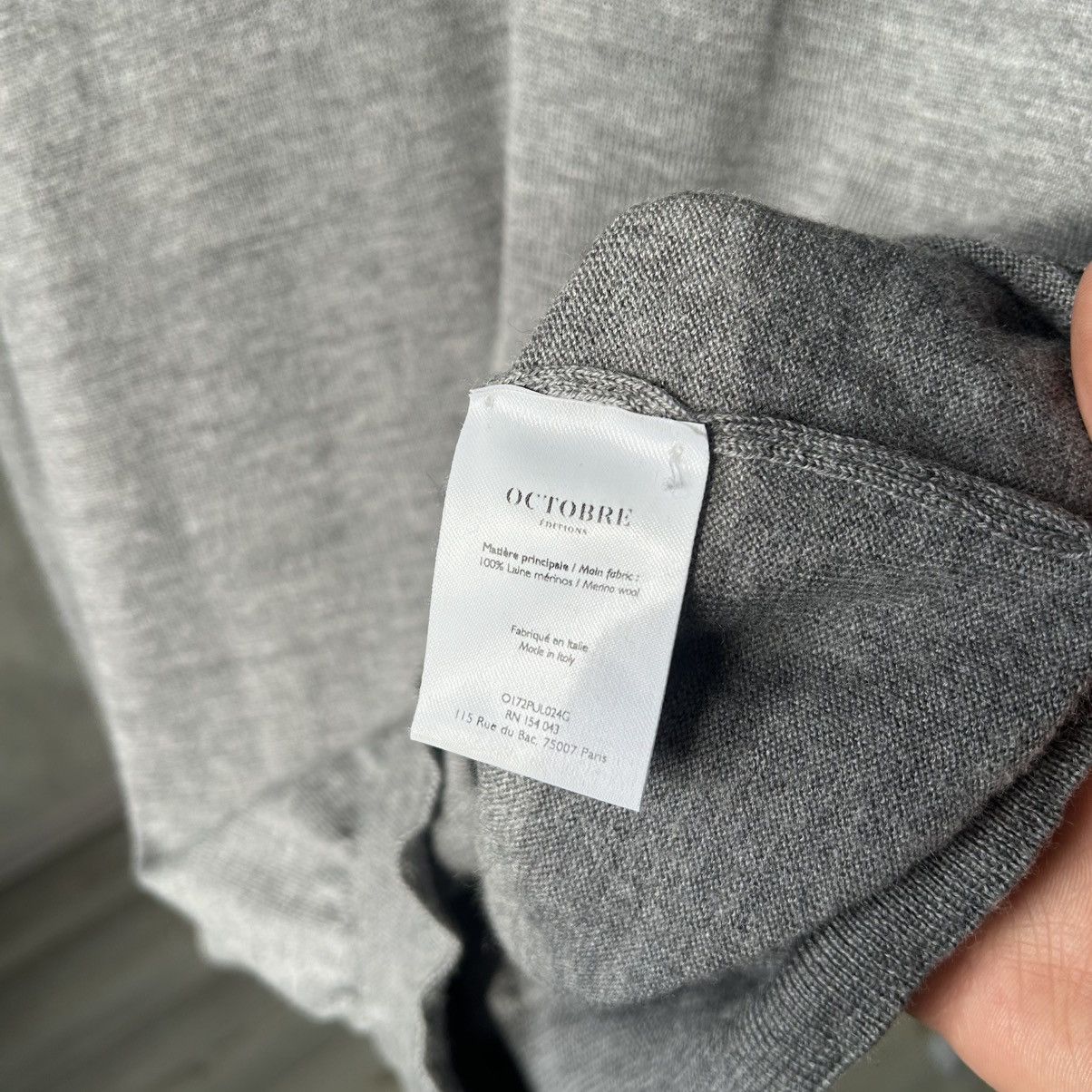 Other Octobre Editios Merino Wool Mike Sweater Size US XL / EU 56 / 4 - 8 Thumbnail