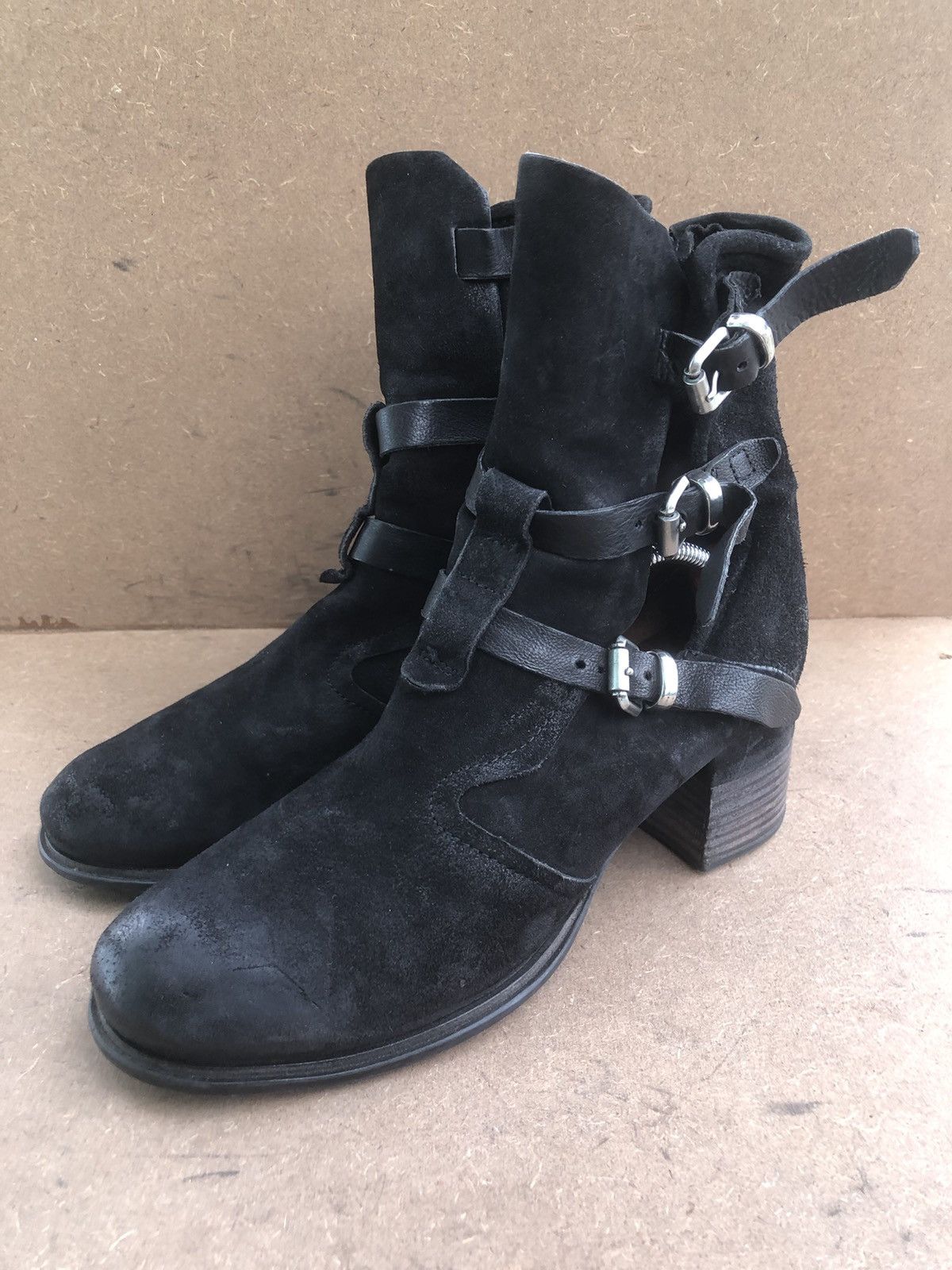 A.S.98 A.S 98 Black Calfskin Leather women’s Boots Size 39 Size US 8.5 / IT 38.5 - 3 Thumbnail