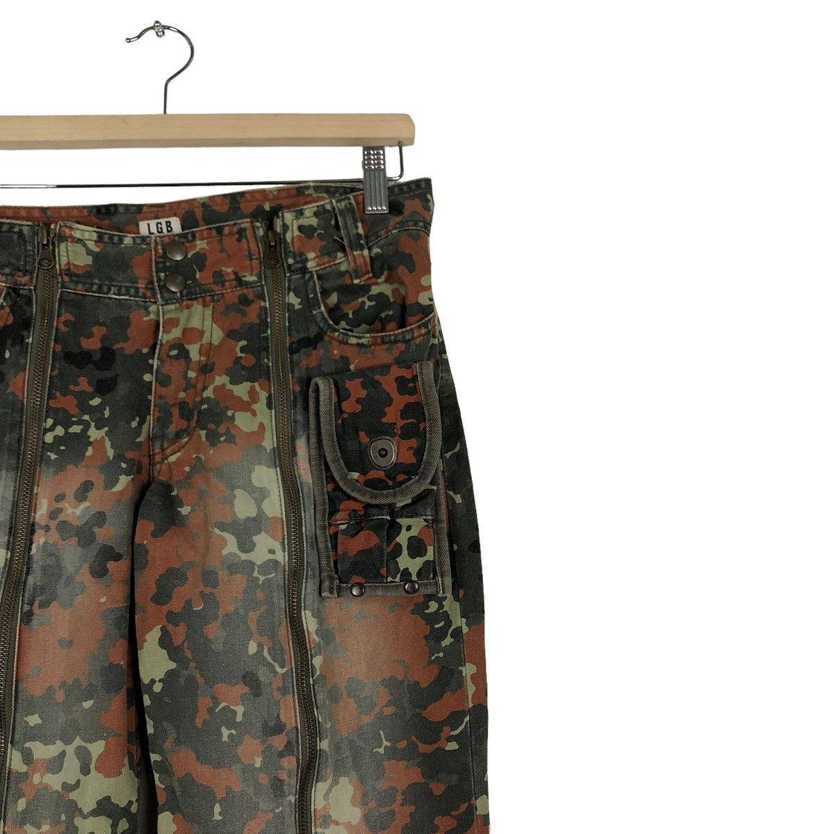 Le Grande Bleu (L.G.B.) 🔥Camouflage Military Design Cargo Parachute Raiders Pants Size US 30 / EU 46 - 15 Thumbnail