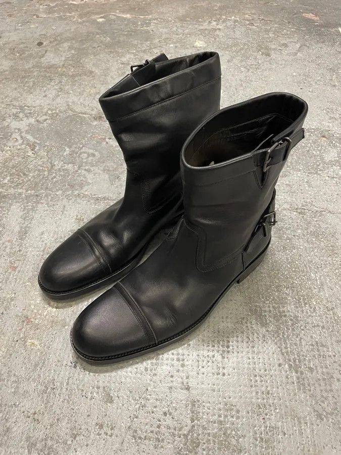 Gucci Gucci Straps Black Leather Boots Size US 8.5 / EU 41-42 - 5 Thumbnail
