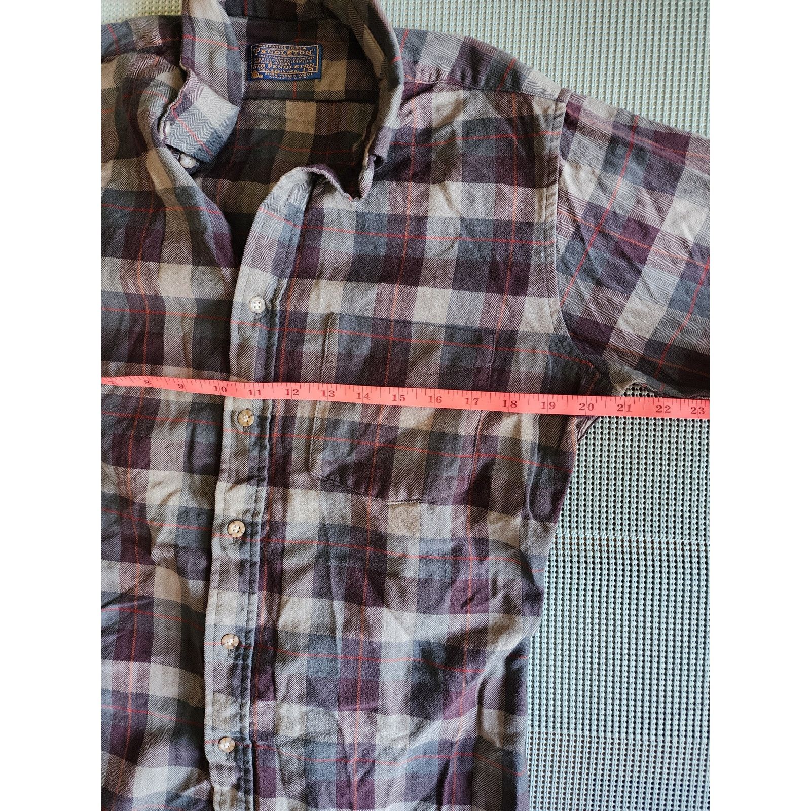 Pendleton Men's Wool Plaid Shirt Medium Sir Pendleton Size US M / EU 48-50 / 2 - 5 Thumbnail