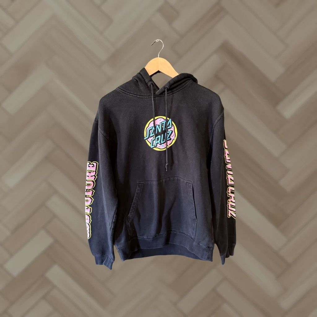 Vintage Santa Cruz Odd Future Hoodie Mens M Black Graphic Skate Pullover Streetwear Size US M / EU 48-50 / 2 - 1 Thumbnail