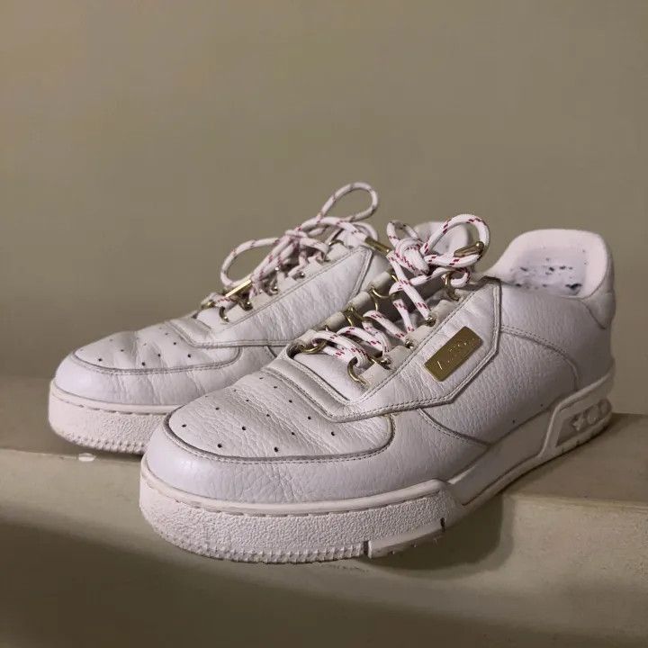 Louis Vuitton Louis Vuitton White Trainer Fashion Sneakers for Men -2508 Size US 8.5 / EU 41-42 - 1 Thumbnail