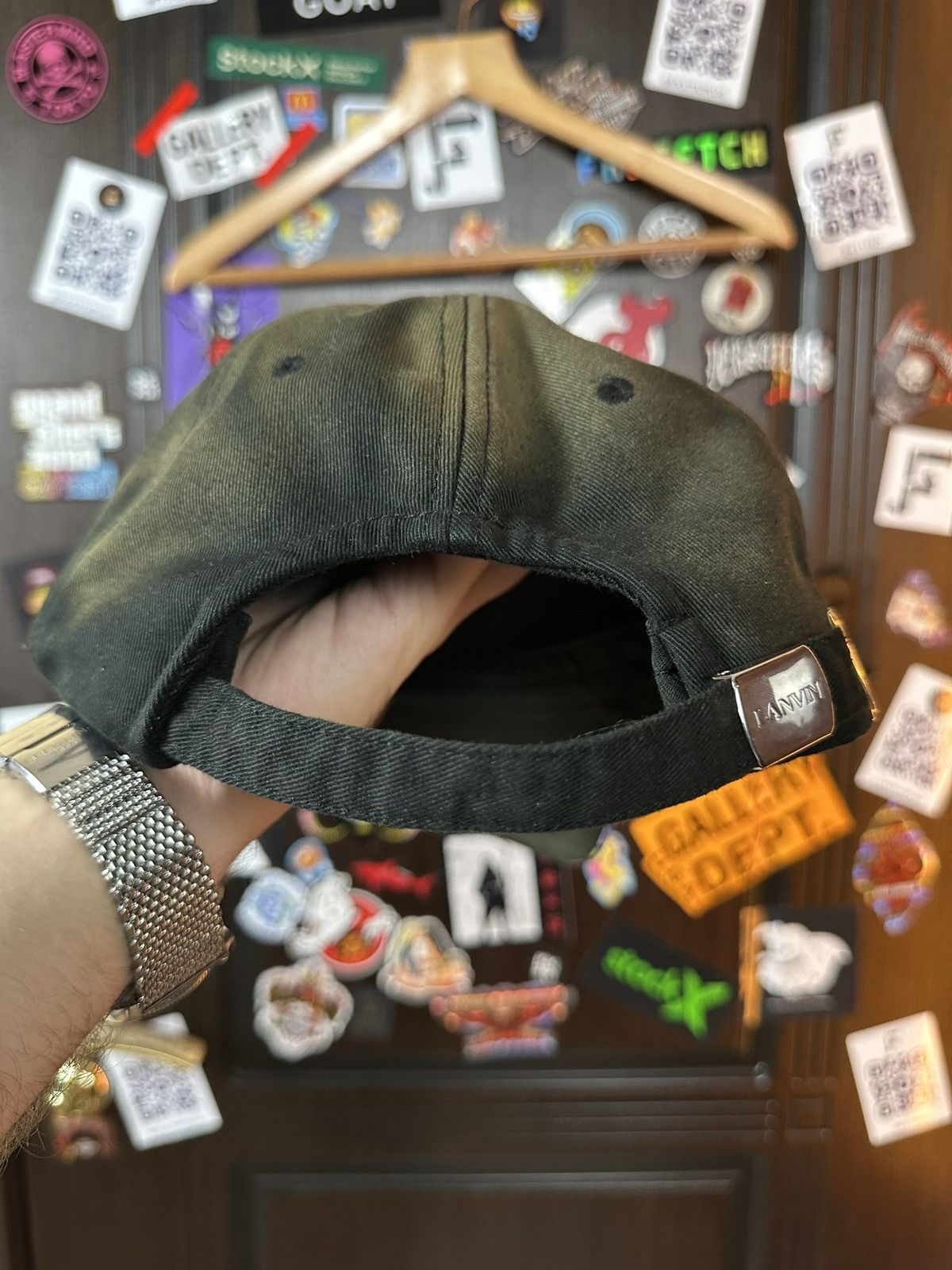 Gallery Dept. × Lanvin Gallery dept x Lanvin Green Faded Cap Size ONE SIZE - 3 Thumbnail