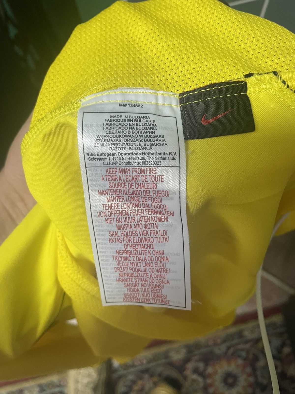 Nike Borussia Dortmund 2004-05 Nike Home Jersey Size US M / EU 48-50 / 2 - 4 Thumbnail