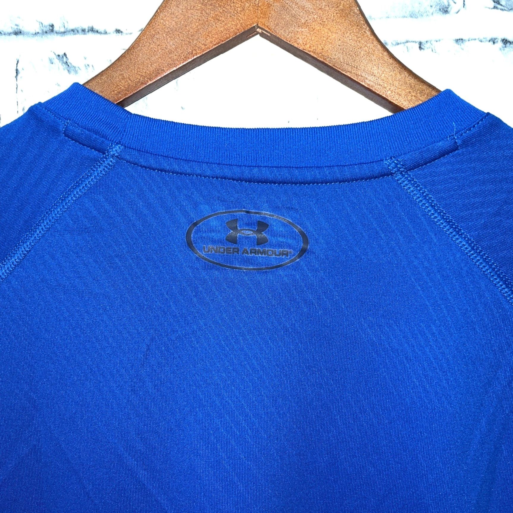 Under Armour Under Armour HeatGear T-Shirt Mens XL Blue Athletic Size US XL / EU 56 / 4 - 5 Thumbnail