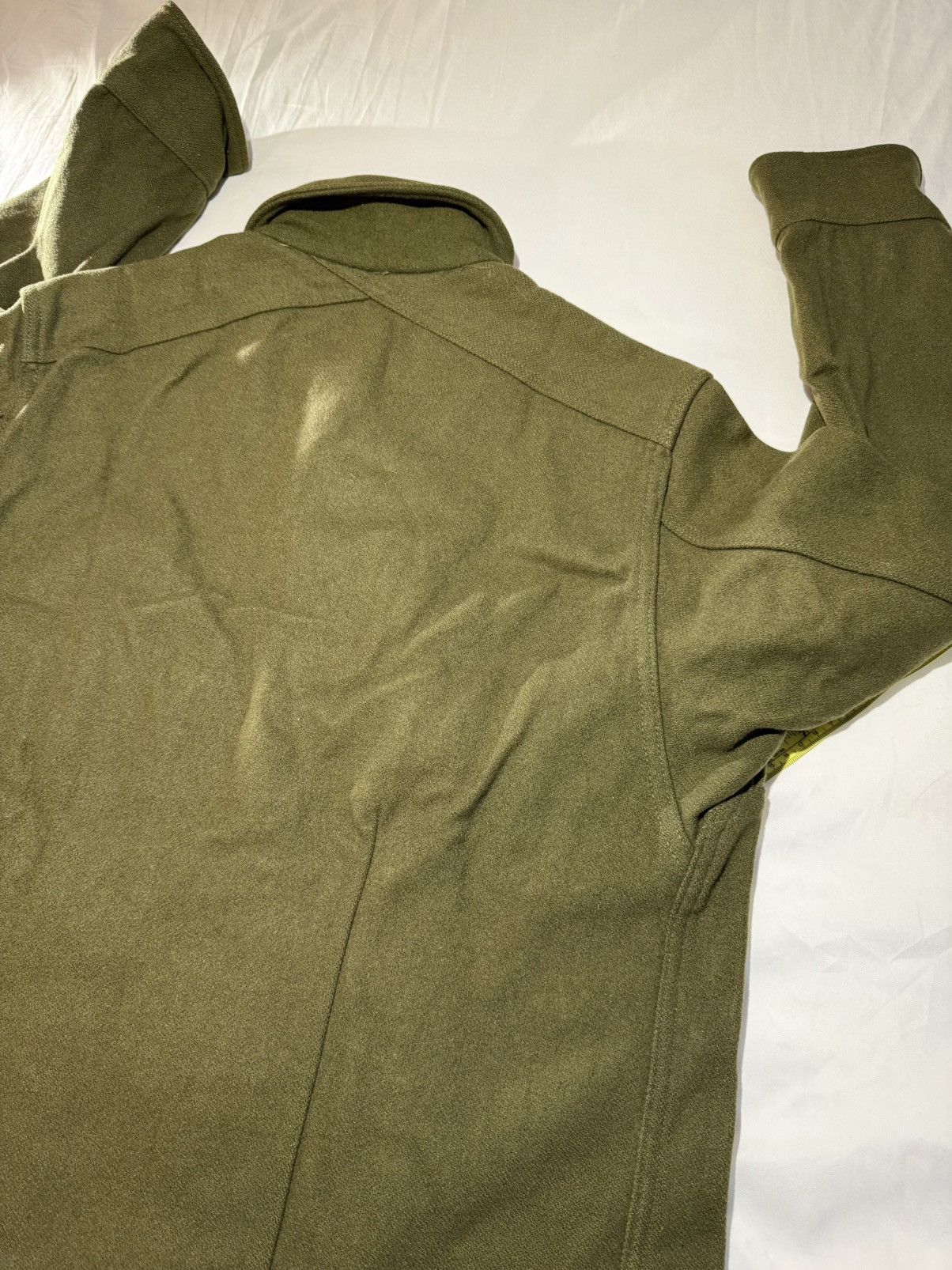 Vintage ***FINAL DROP***RARE 60s HEAVY WOOL MILITARY BUTTON UP M-XL Size US L / EU 52-54 / 3 - 13 Thumbnail