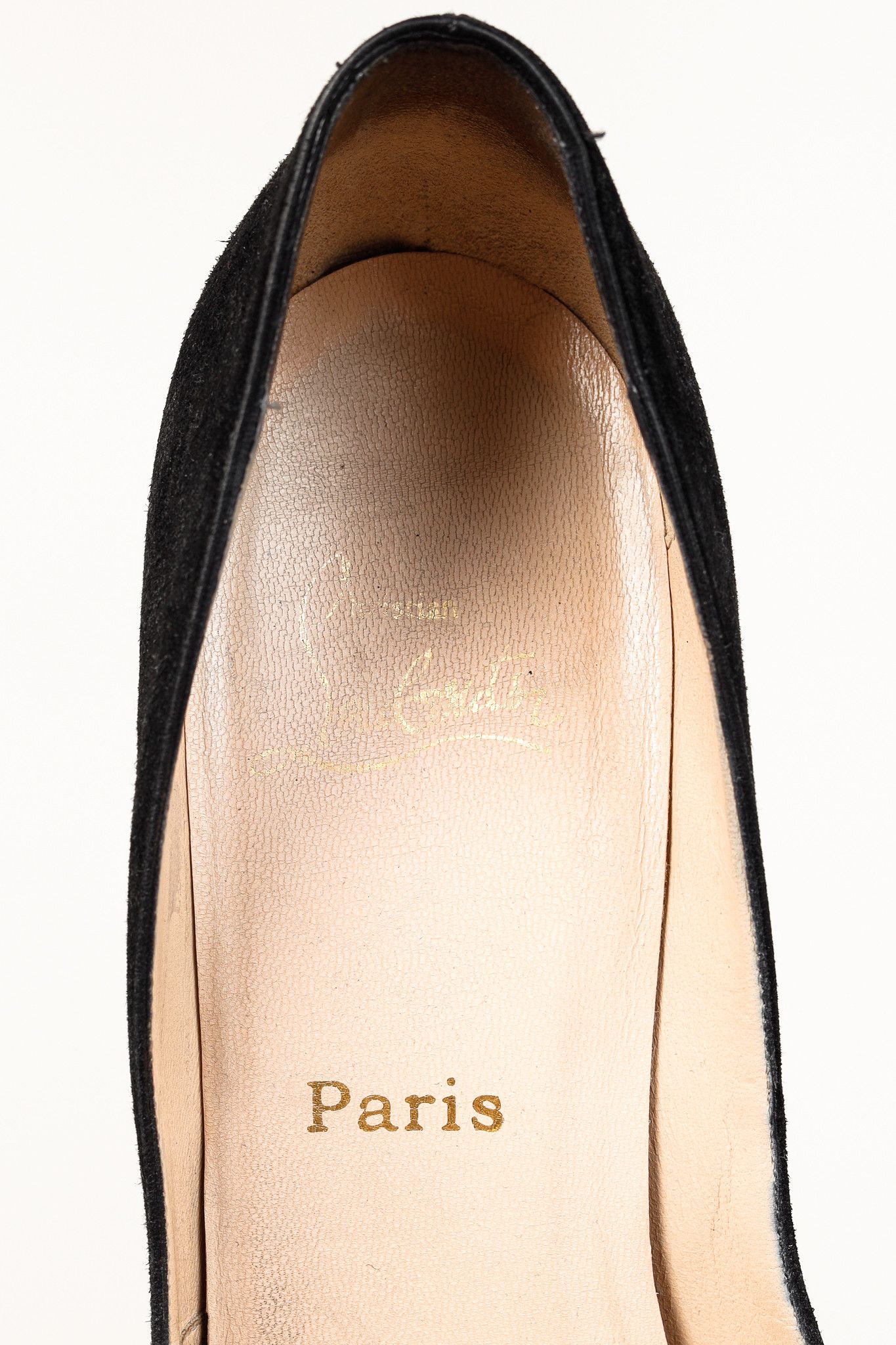 Christian Louboutin Christian Louboutin Very Prive Veau Velours Peep-Toe Pumps Size US 8.5 / IT 38.5 - 9 Thumbnail