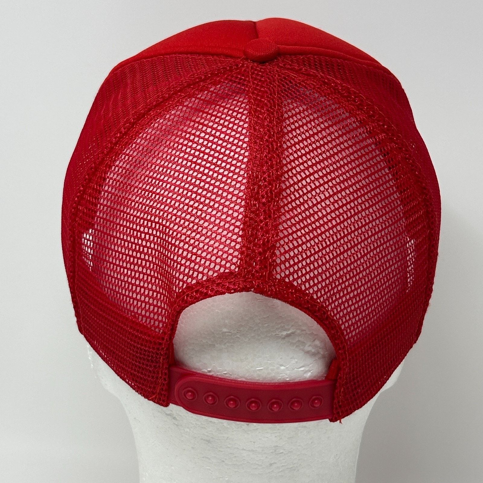 Vintage Vintage Olssons Motel Trucker Hat Cap Red 80s Mobile Alabama Size ONE SIZE - 3 Thumbnail