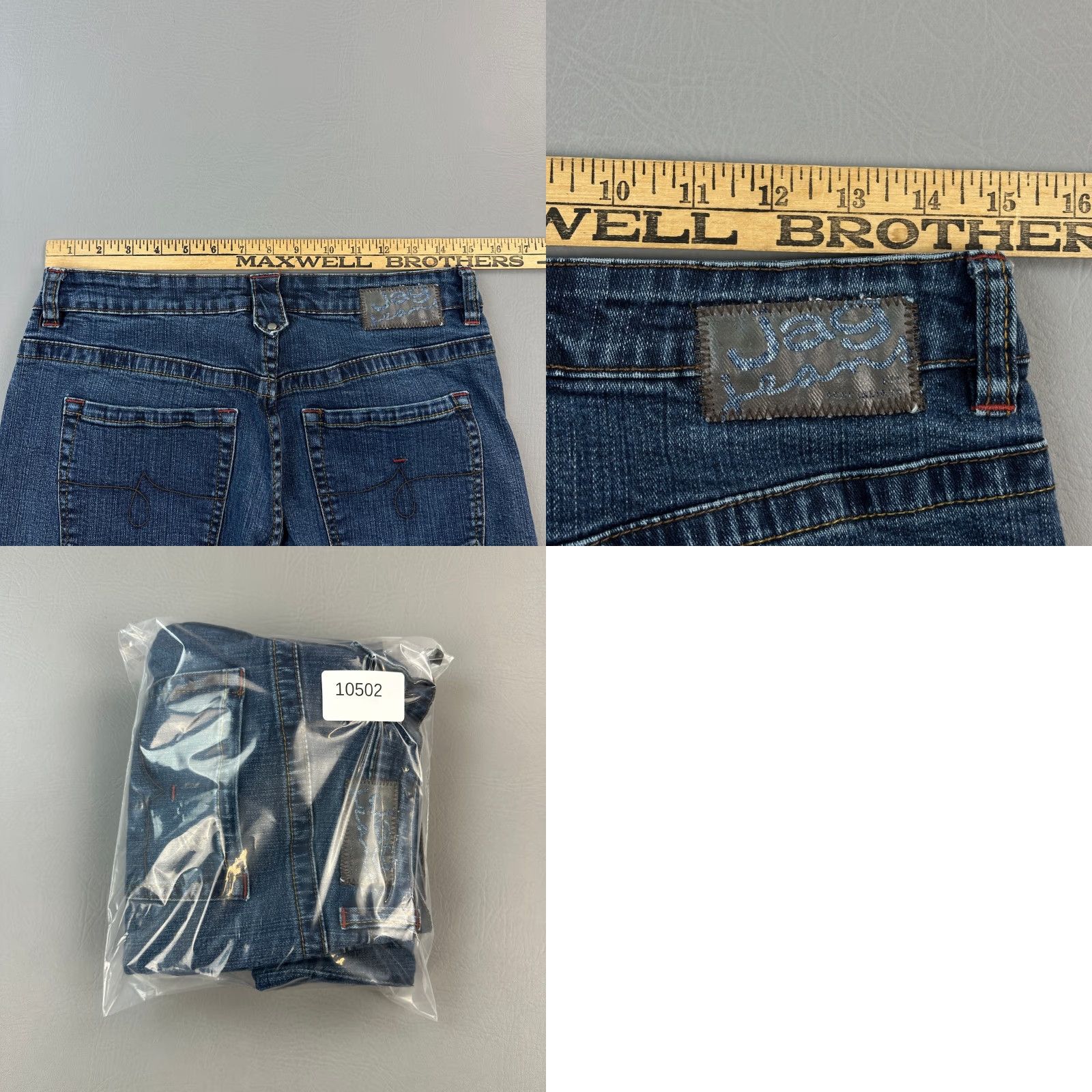 AG Jeans Jag Jeans Jeans Women's 10 30x32 Dark Wash Denim Bootcut Mid Rise Stretch Y2K Ladies Slim Fit Regular Waist Blue Jeans Women’s Size 32" / US 10 / IT 46 - 8 Thumbnail
