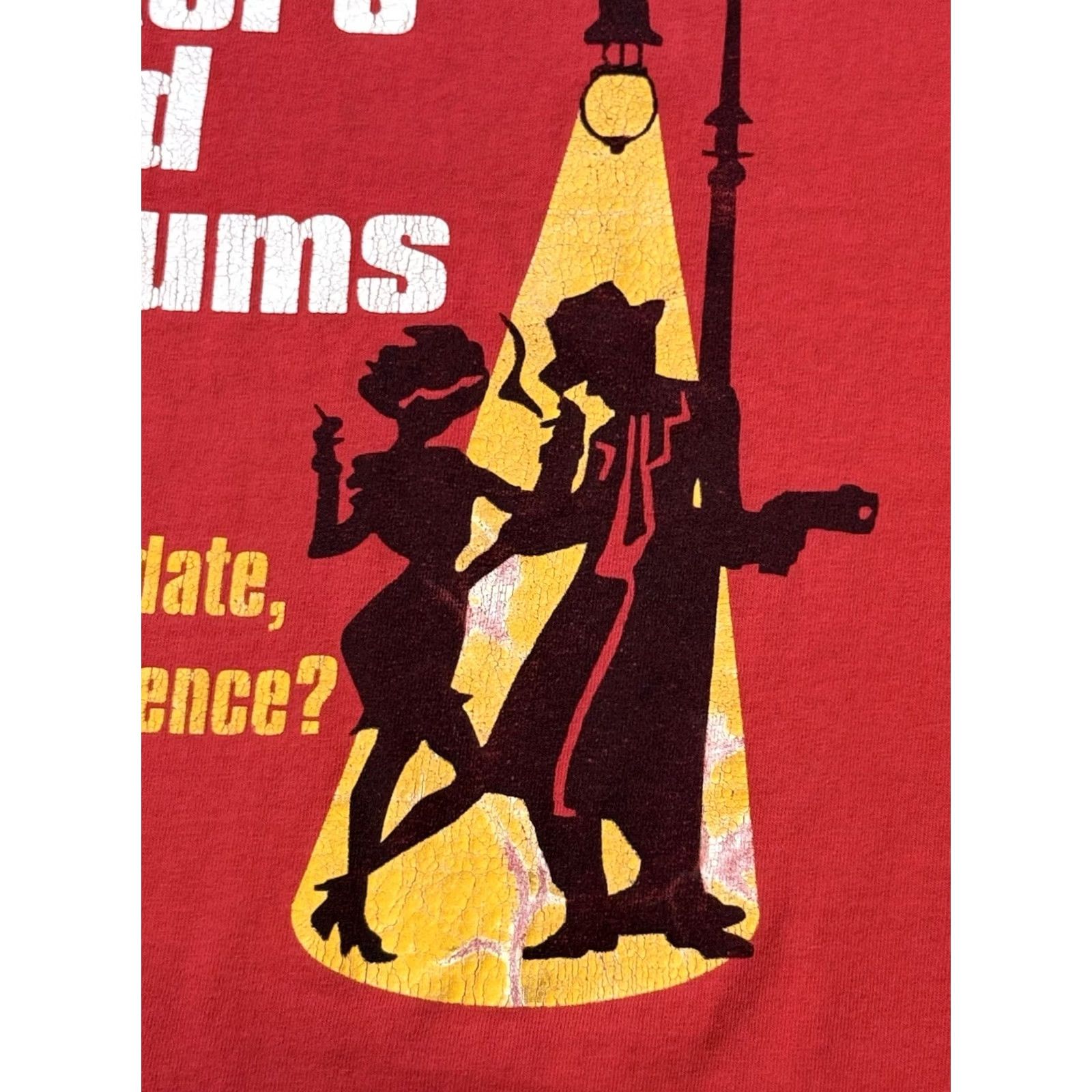 Gildan VINTAGE SAE Hookers & Hoodlums Fraternity Shirt XL Red Gildan Size US XL / EU 56 / 4 - 5 Thumbnail