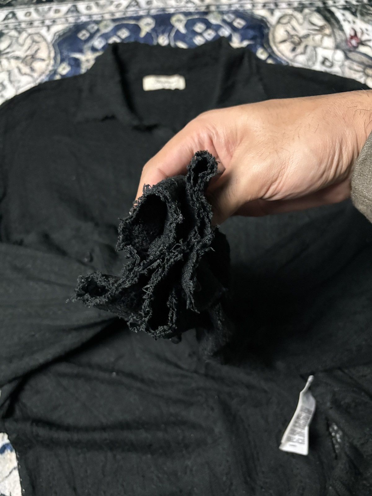 If Six Was Nine Vintage Azul Long Sleeve Shirt Curt Cobain Punk Style Size US M / EU 48-50 / 2 - 8 Thumbnail