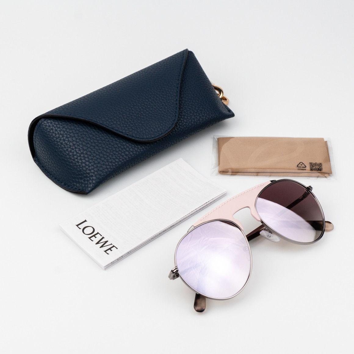 Loewe Loewe Women Sunglasses LW40005U 14U Pink Pilot BRAND NEW Size ONE SIZE - 9 Thumbnail