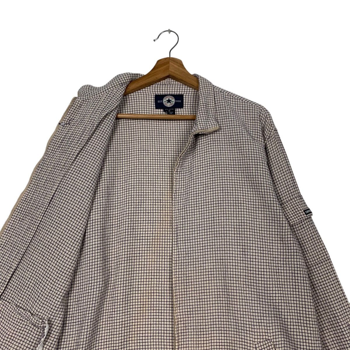 Converse 90's CONVERSE Small Checked Zipper Jacket #2266-C100 Size US M / EU 48-50 / 2 - 8 Thumbnail