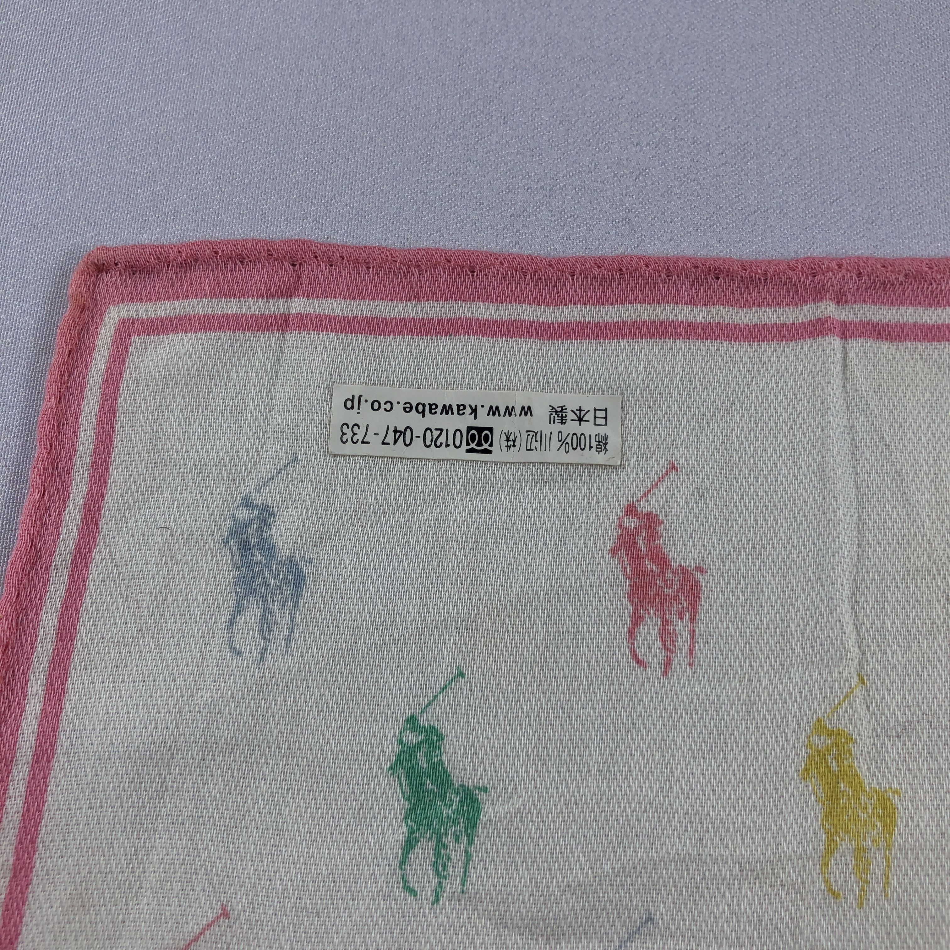 Polo Ralph Lauren × Vintage Polo Ralph Lauren Handkerchief Neckerchief Bandana H2528 Size ONE SIZE - 4 Thumbnail