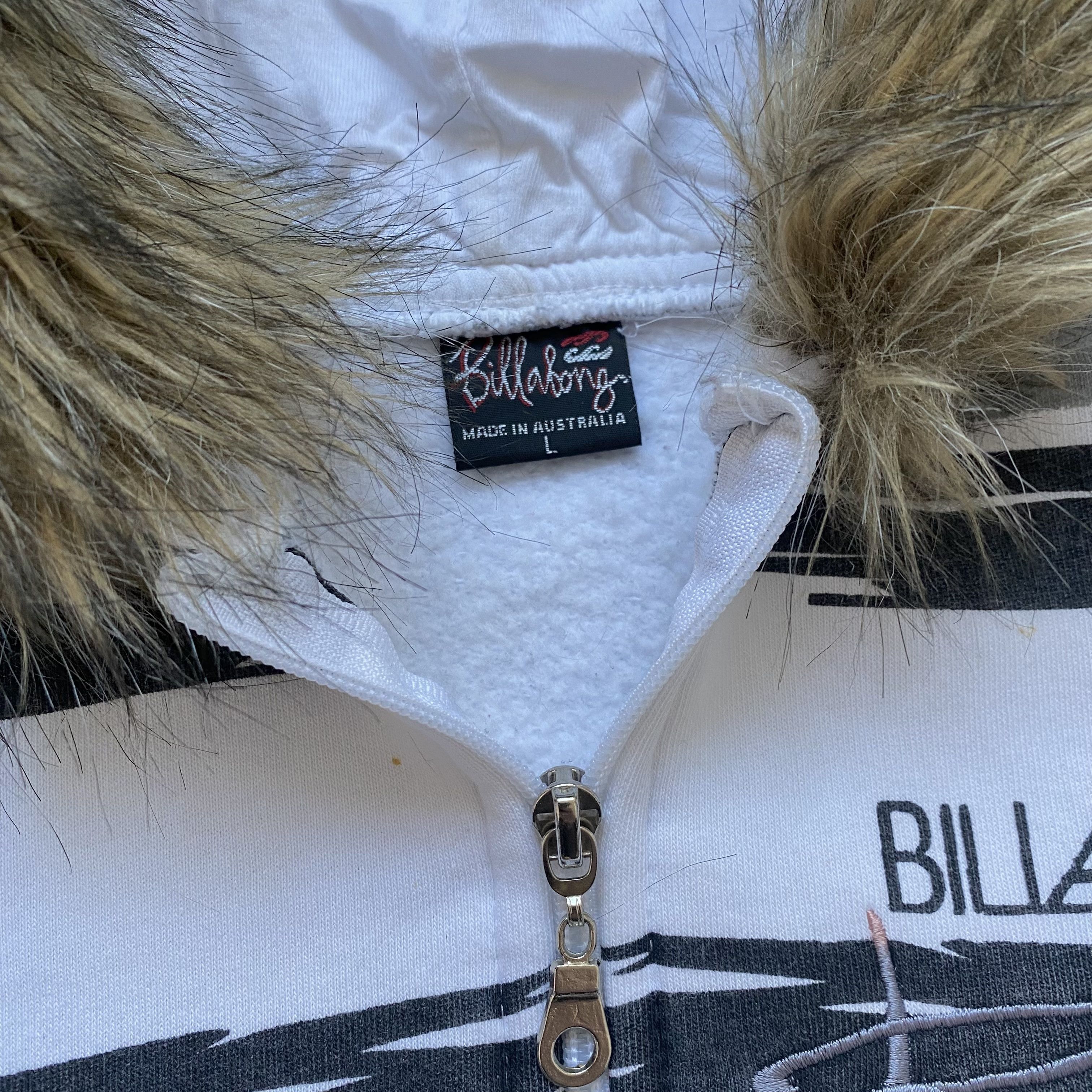 If Six Was Nine Y2K 2000s If Six Was Nine Style Faux Fur Hoodie Billabong Size US M / EU 48-50 / 2 - 6 Thumbnail