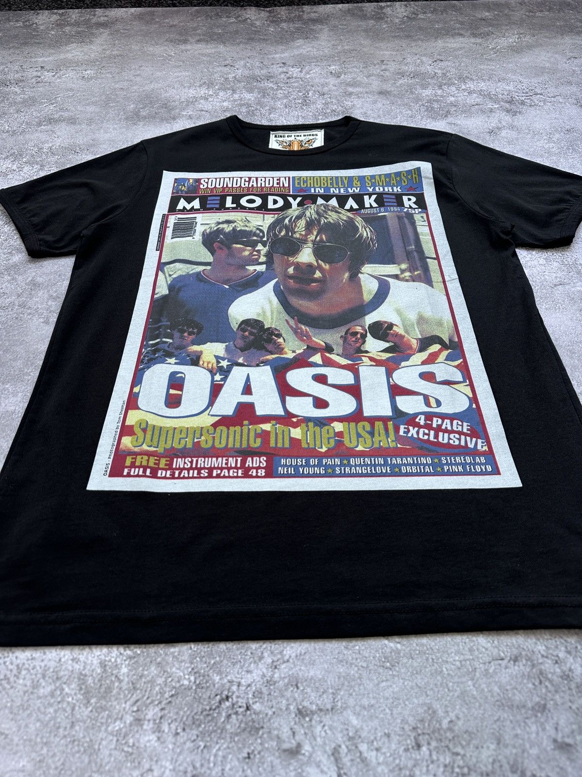 Band Tees Oasis Melody Maker 1994 T-Shirt Men’s Cotton Size M Size US M / EU 48-50 / 2 - 4 Thumbnail