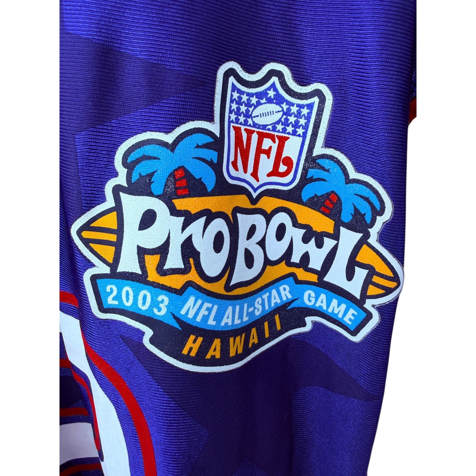 Reebok Reebok NFL Pro Bowl 2003 All Star Jersey Mens Large Blue Size US L / EU 52-54 / 3 - 4 Thumbnail