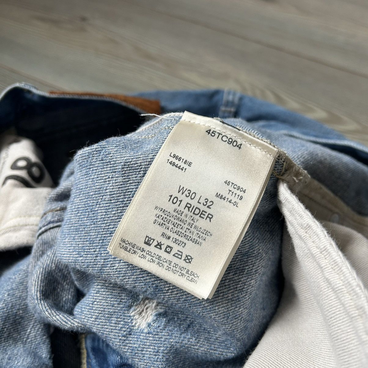 Lee Lee 101 Rider Selvedge Denim Jeans Size US 30 / EU 46 - 15 Thumbnail