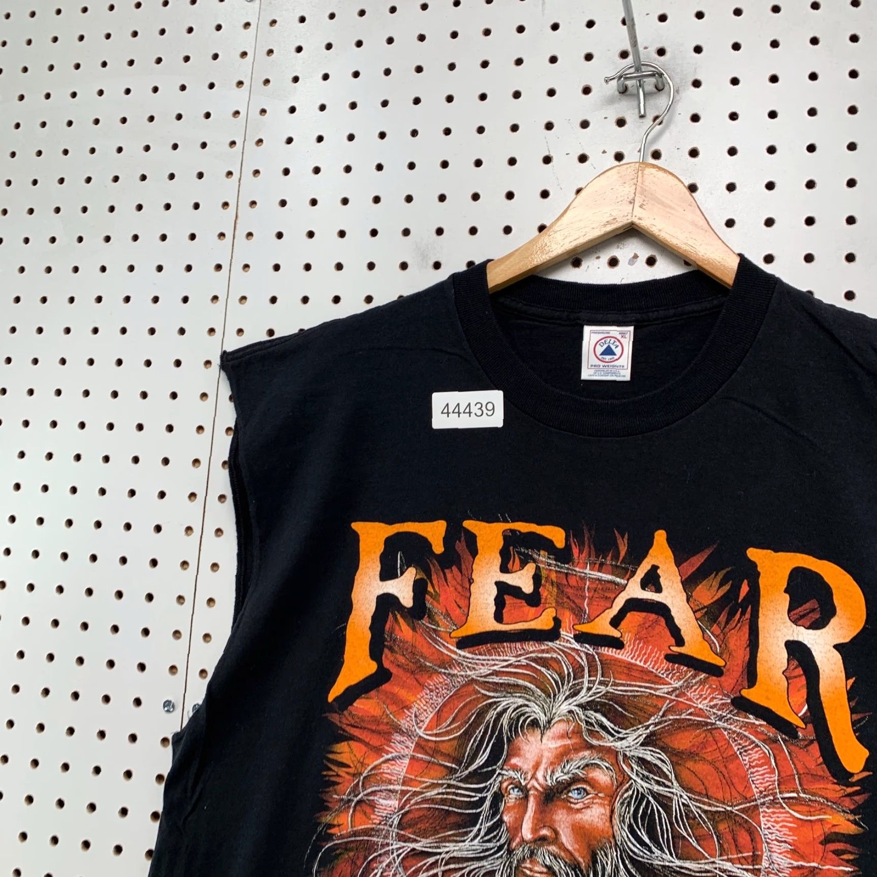 Delta VINTAGE Fear No Evil Wizard T Shirt Mens XL Black Sleeveless Kalispell MT 90s Motorcycle USA Delta Shirt Mens XL Black Graphic Print Size US XL / EU 56 / 4 - 5 Thumbnail