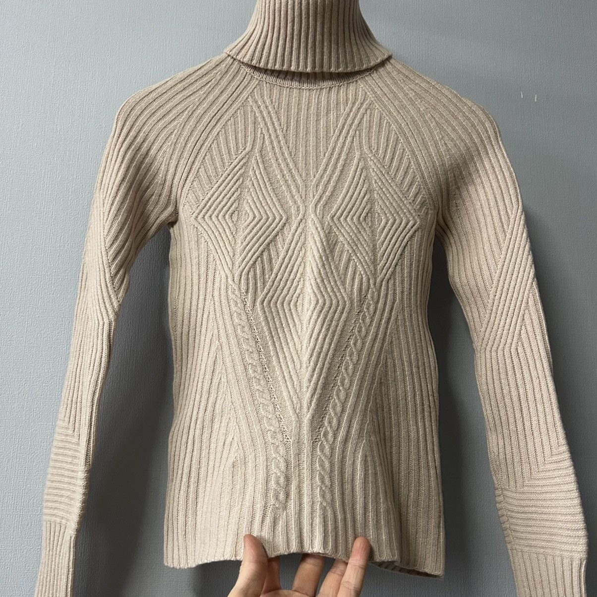 Alexander McQueen Alexander Mcqueen AW2007 Runway Sculptural Turtleneck Knit Size S / US 4 / IT 40 - 3 Thumbnail